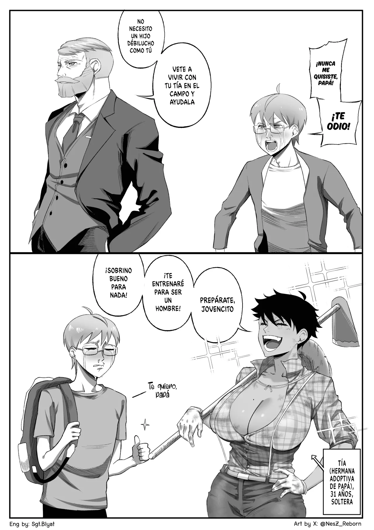 Nabha - Tomboy Aunt｜Nabha - Mi Tía La Tomboy page 1 full