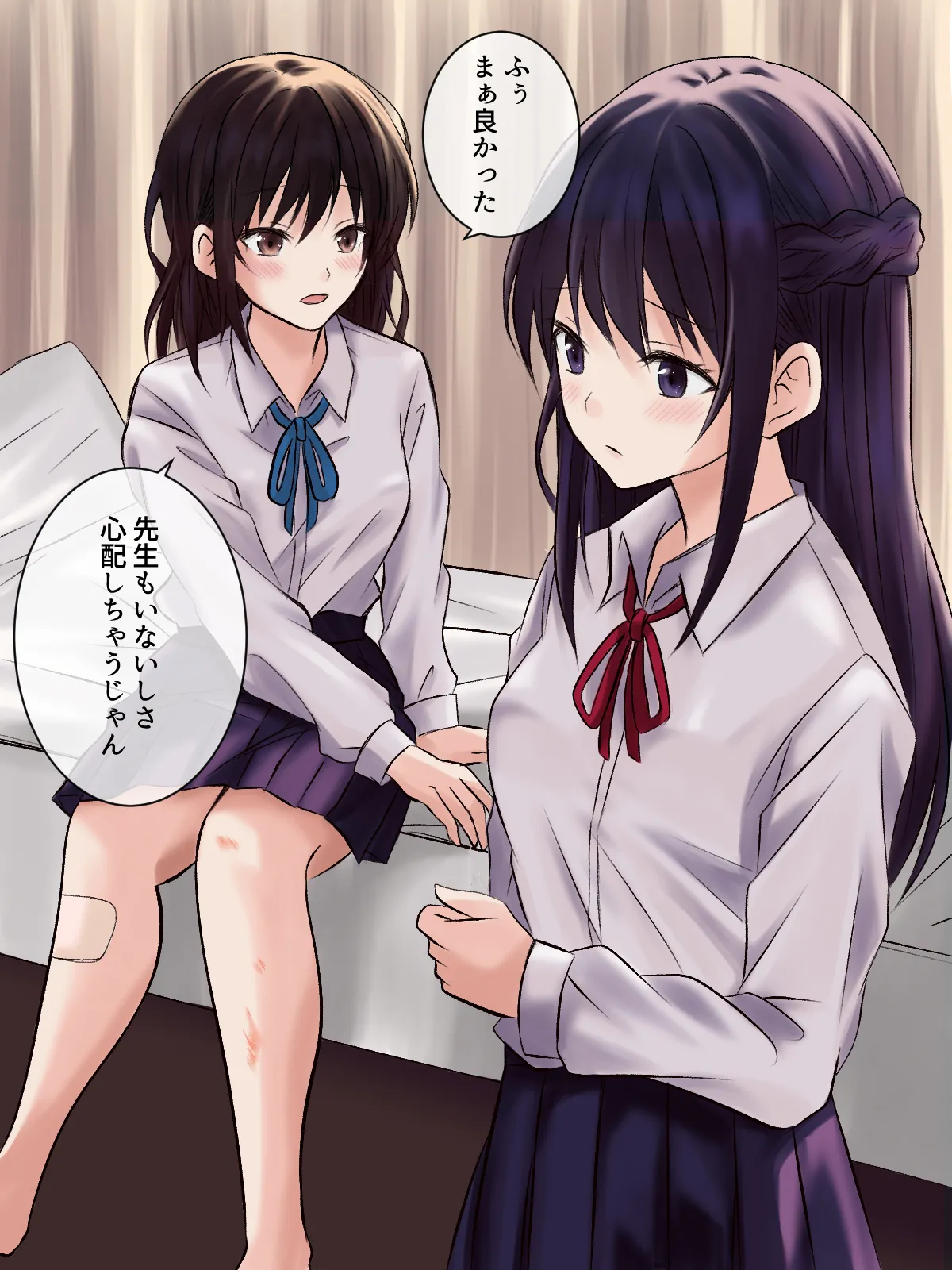 【tōkibi hatake de tsukamae te】akogare no sempai to hoken shitsu de yuri etchi page 11 full