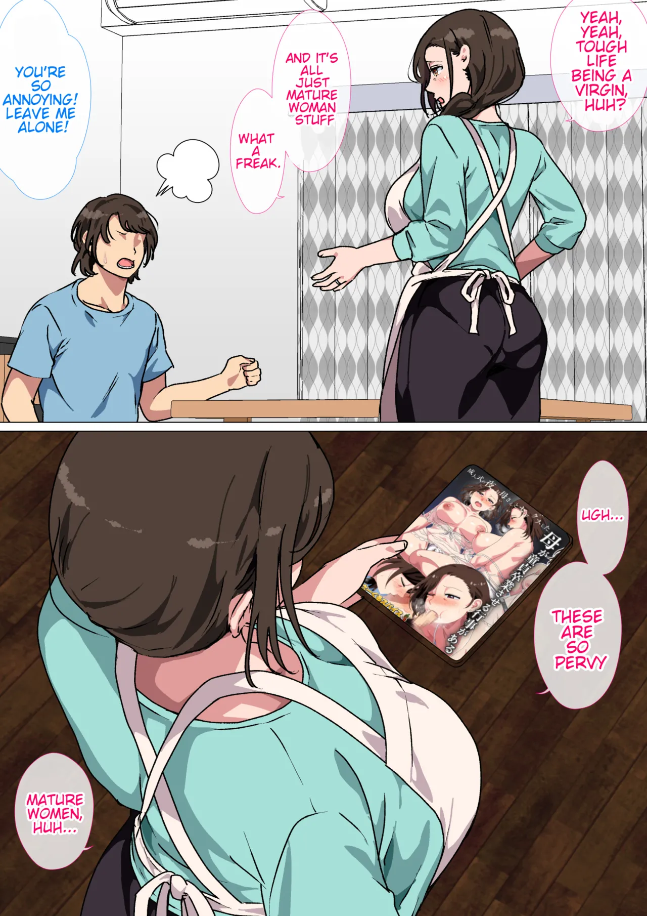 Haha ga Ecchi na Chouhatsu Shite Kita node Gaman Dekizu ni Hangeki Shimashita. | My mom started teasing me in a sexy way, so I couldn't help but fight back. page 3 full