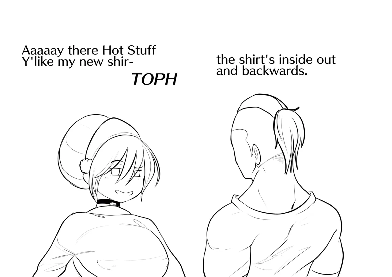 Toph x Sokka page 1 full