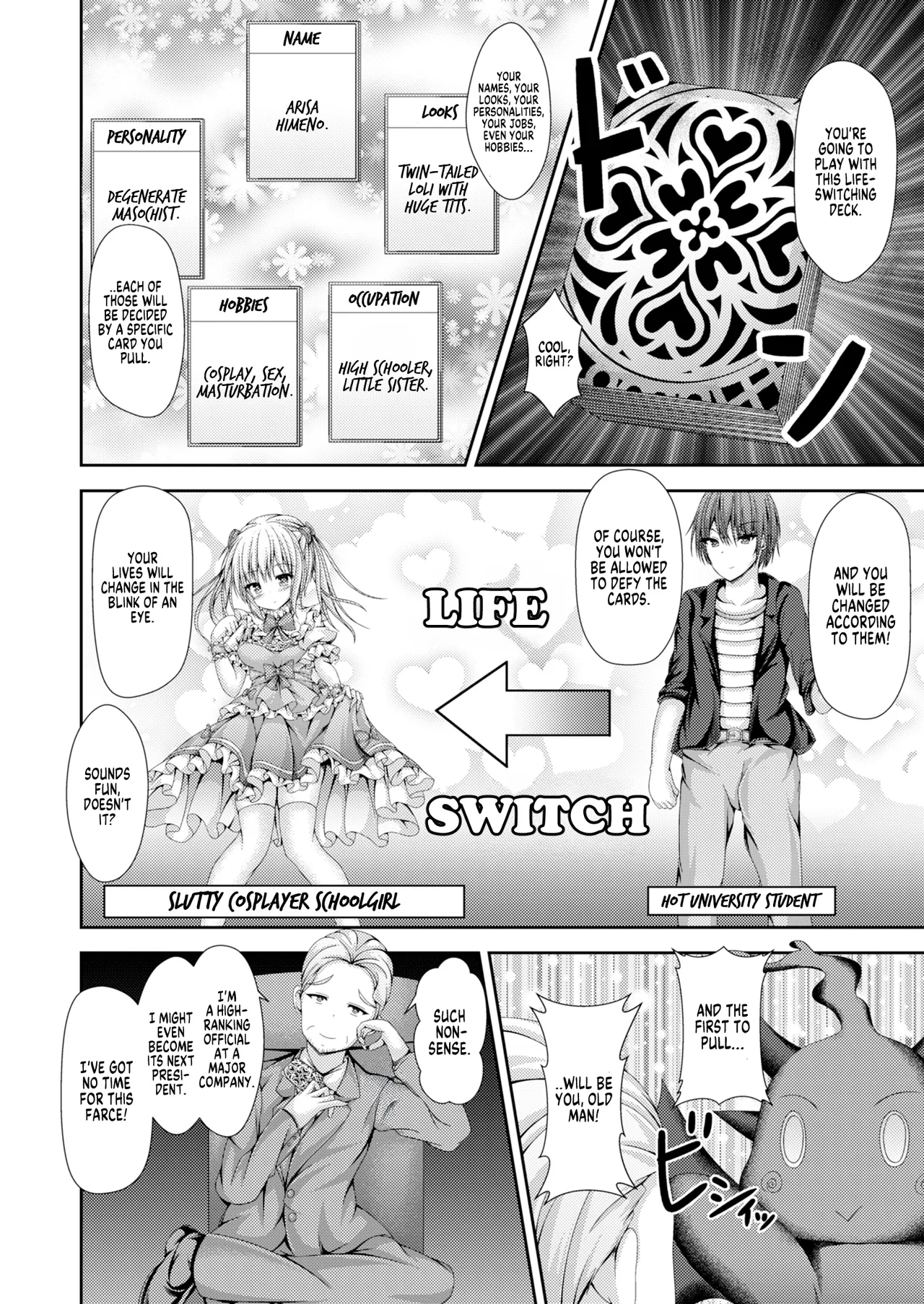 Jinsei Tenkan Card ~Kyou kara Anata wa Onnanoko~ | Life-Switching Card game ~You're a Girl Now~ page 3 full
