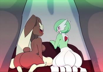 [Tad Shummar] PokeSitter: Gardevoir & Lopunny (Pokemon) (Animated) cover