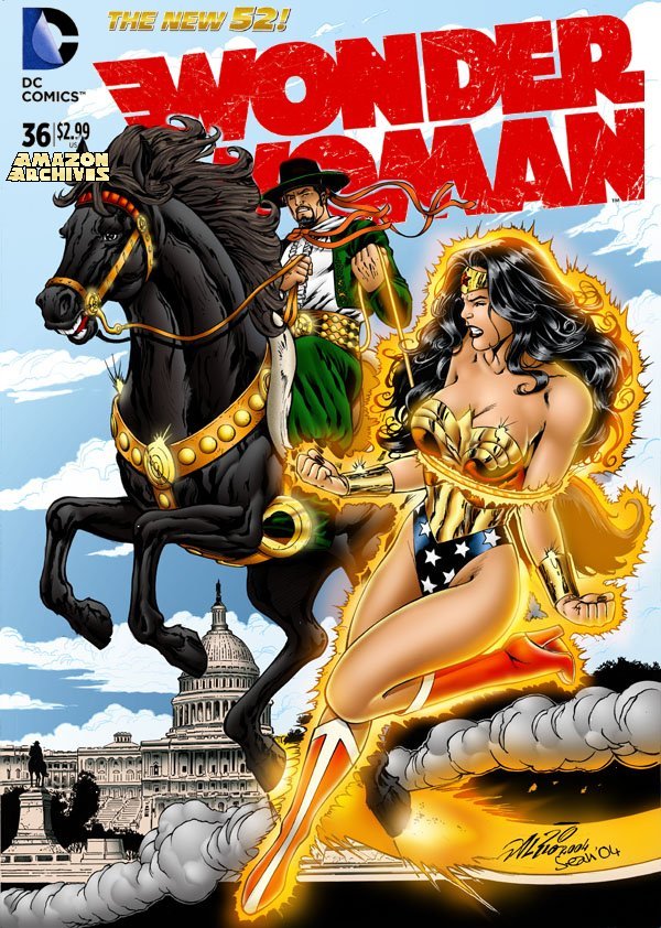 Wonder Woman and others artworks by Al Rio page 12 full