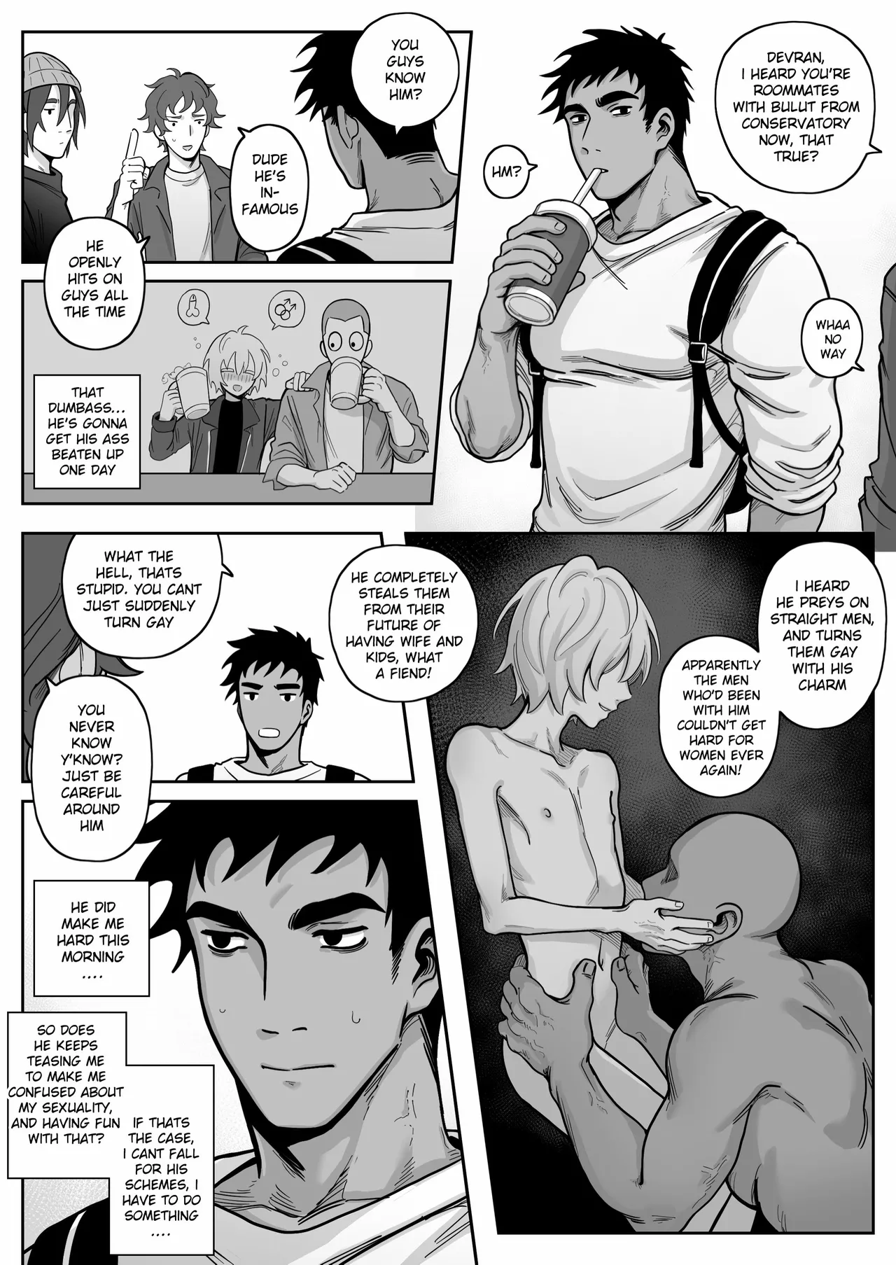 Dosukebena Roommate o Wakara Seru Hanashi | Teaching My Perverted Roommate a Lesson page 9 full