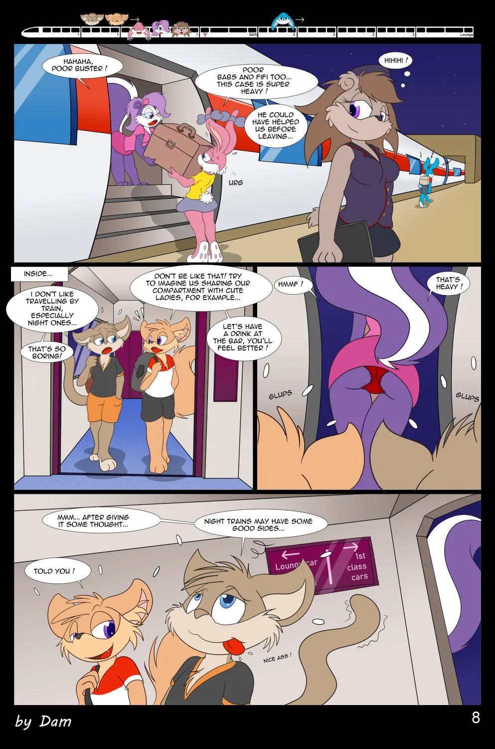 Toons on a Train page 8 full