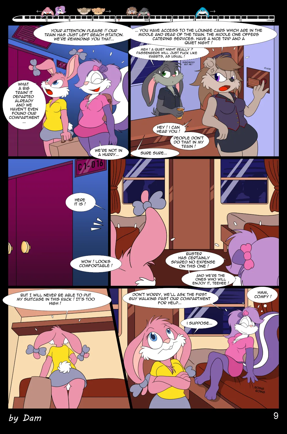 Toons on a Train page 9 full