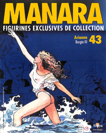 [Milo Manara] Figurines #43 : Arianna - Borgia III [French] cover