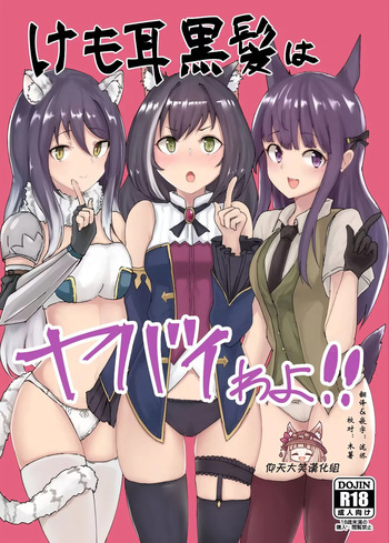 (PriConne Daihyakka 5) [Kemomimi Kurokami Renmei (Gasuba Ana)] Kemomimi Kurokami wa Yabai wa yo!! (Princess Connect! Re:Dive)  (VGT13) (English) cover