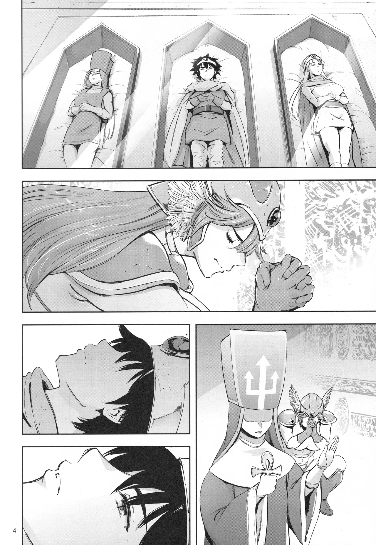 Haiboku Onna Senshi to Yareru Sabaku no Kuni no Tougijou｜Derrota׃ El Establecimiento Nocturno En Un País Desértico Donde Se Puede Follar A Una Guerrera Activa page 3 full