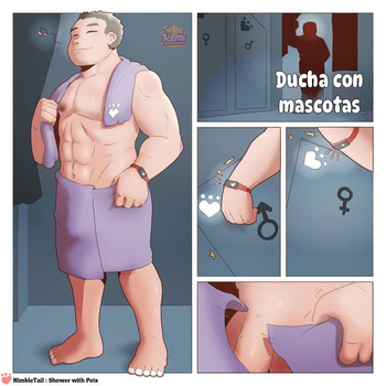 [NimbleTail] Ducha con mascotas (Español) (RemielSlut) cover
