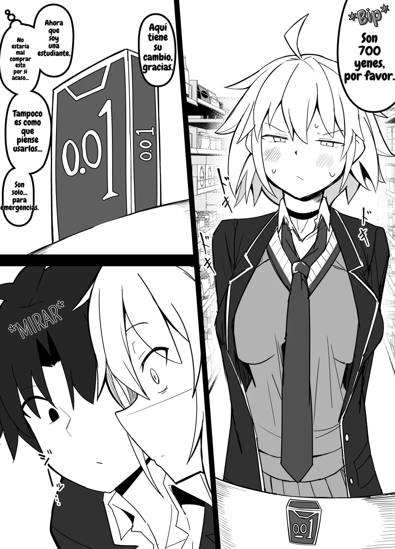 Id-hen de Gakusei Sekkusu wo Kitai suru Alter-san｜Esperando Sexo Estudiantil con Alter-san en el Arco de Id page 1 full
