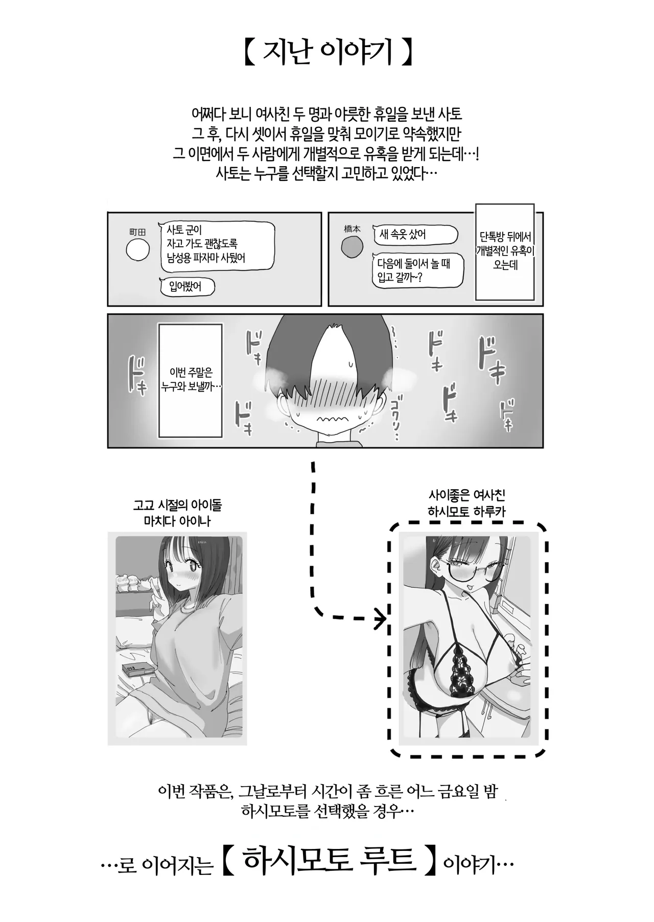 Zoku・Onna Tomodachi to Sugosu Mattari Icha Love H na Kyuujitsu Hashimoto-hen | 속・여사친과 보내는 느긋하고 꽁냥거리는 야릇한 휴일 하시모토 편 page 3 full