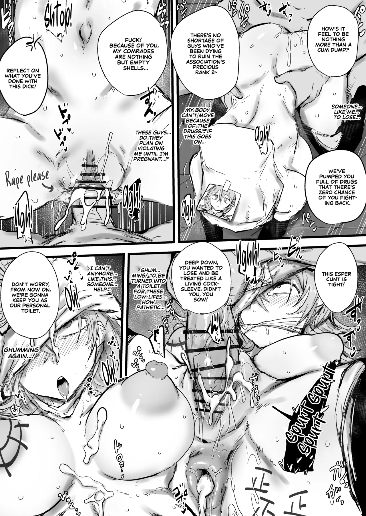 Nouryokusha ga Haiboku Shite Teki Soshiki no Koushuu Benjo ni Sareru | Defeated Espers Turned into Public Toilets for the Enemy Organization page 2 full