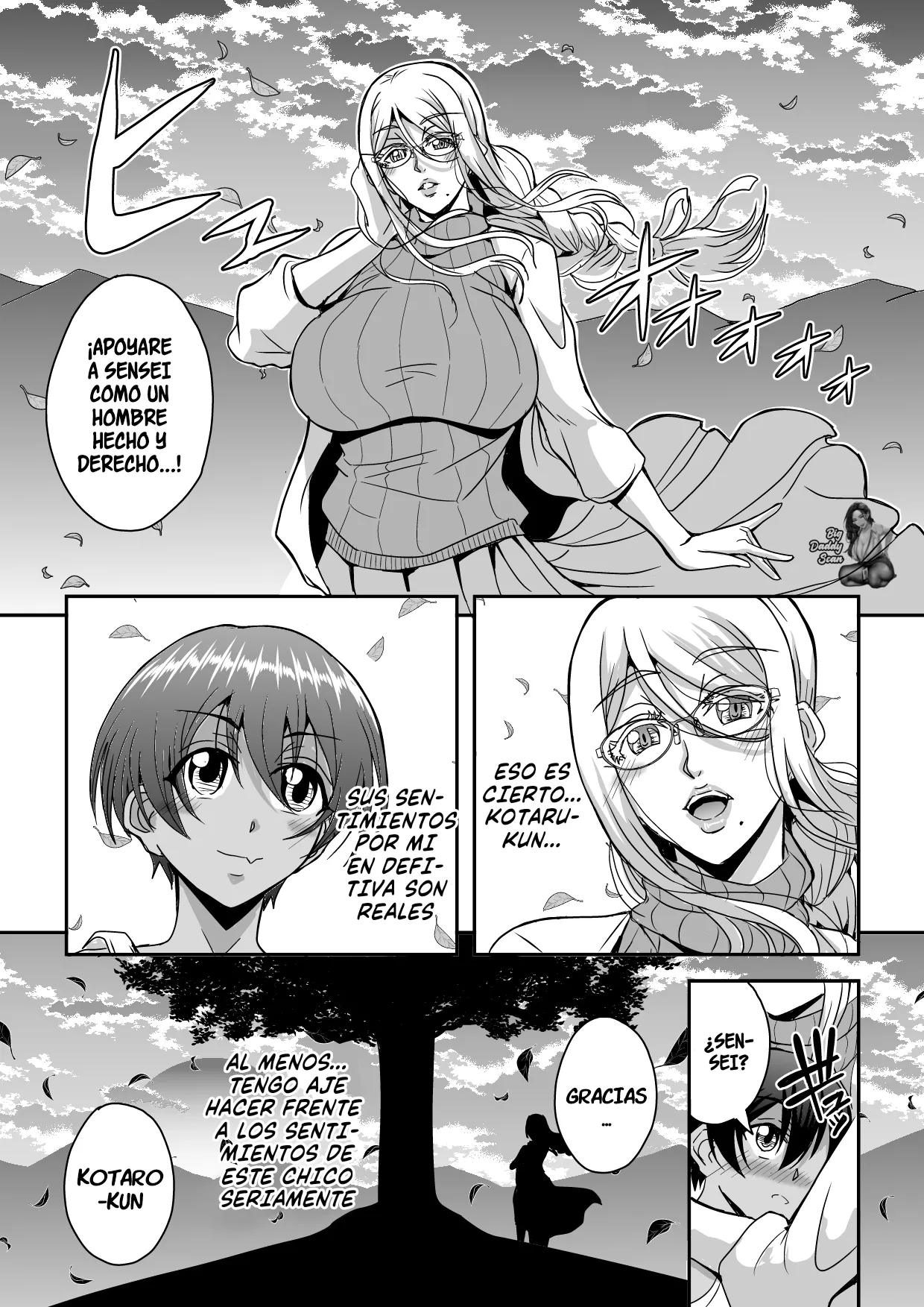Bakunyuu Hitozuma Kinpatsu Gaikokujin Jokyoushi ga Mura no Inshuu de Kasshoku Shota no Fudeoroshi o Suru Hanashi｜La Historia Sobre Una Profesora Extranjera Rubia De Grandes Pechos Que Se Come A Un Shota Moreno Segun La Costumbre De Un Pueblo page 8 full