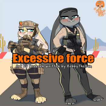 [Psakorn] Excessive force (Spanish) [Dogie Gamer] cover