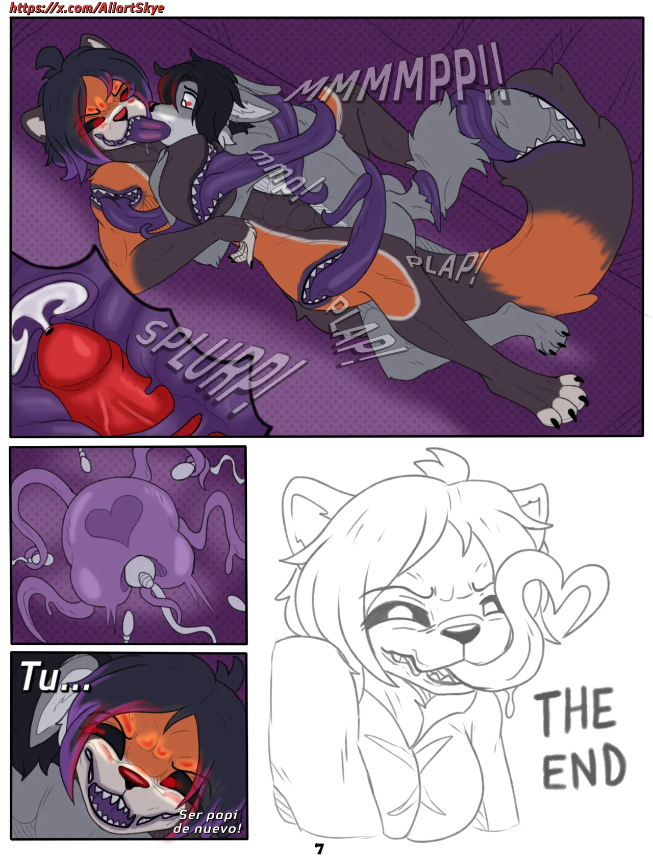 skyethefurry no canon comics ESP page 7 full