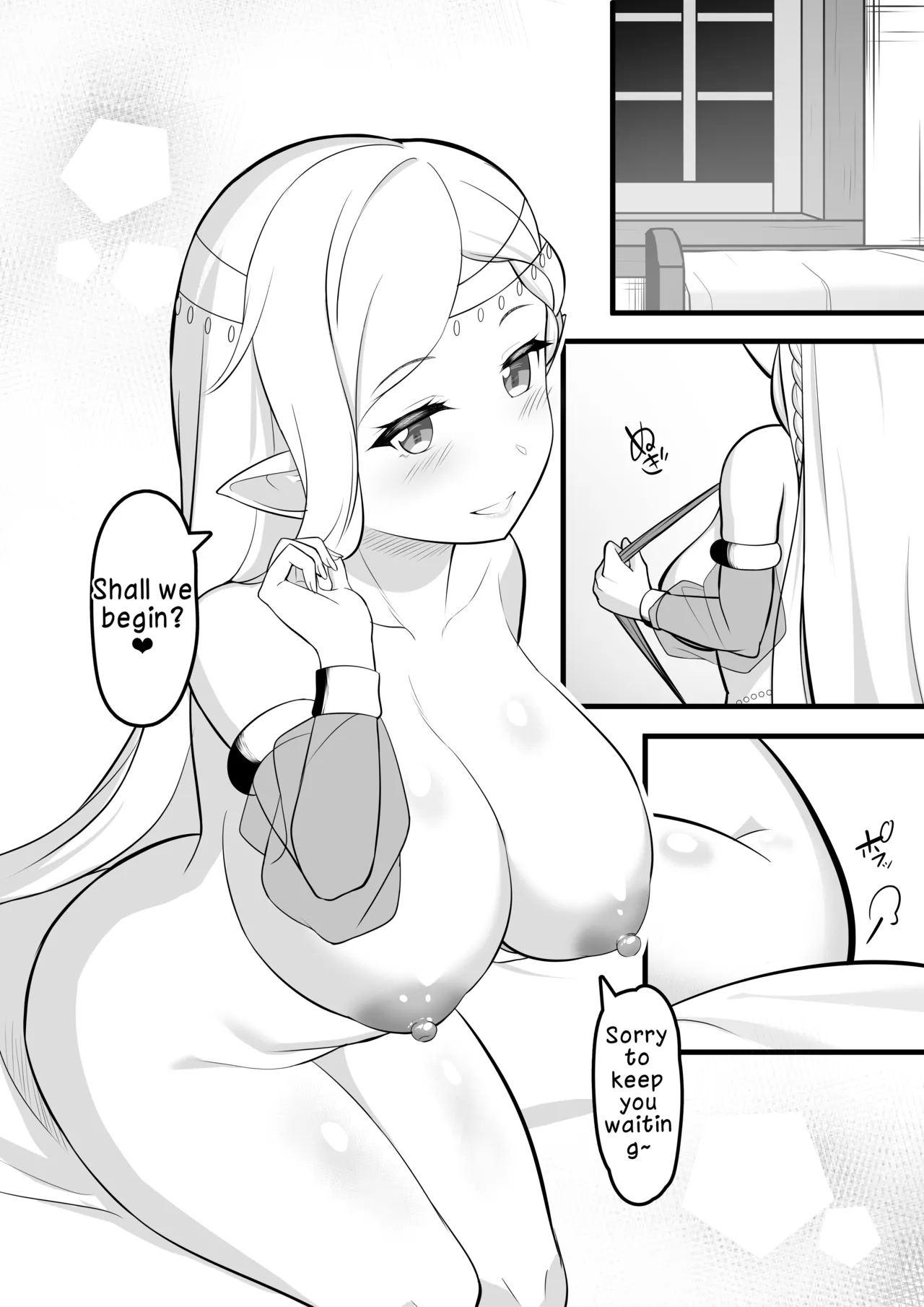 Odoriko Shoukan ni Ittara, Bijin Elf no Odoriko ga Ippai Shiboritotte Kureta Ohanashi | The Story of When I Went to a Dancer Brothel and a Beautiful Elf Dancer Milked Me Dry page 11 full