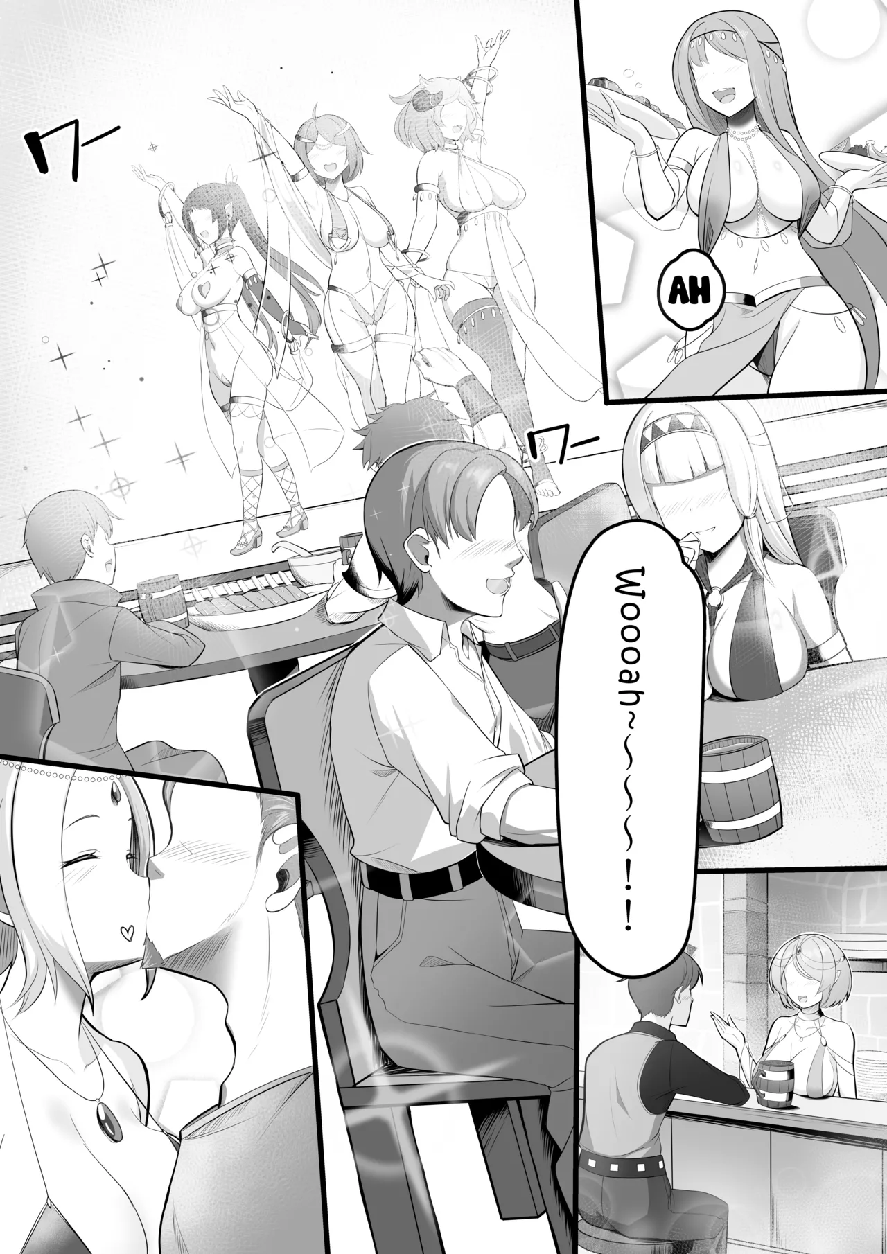 Odoriko Shoukan ni Ittara, Bijin Elf no Odoriko ga Ippai Shiboritotte Kureta Ohanashi | The Story of When I Went to a Dancer Brothel and a Beautiful Elf Dancer Milked Me Dry page 3 full
