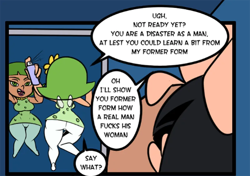 Money for Comics / Comics for Friendship / Friendship for Cherry / Cherry for Time / Time for Not going back / Going back to the begining / The begining no more / No more until beyond page 12 full