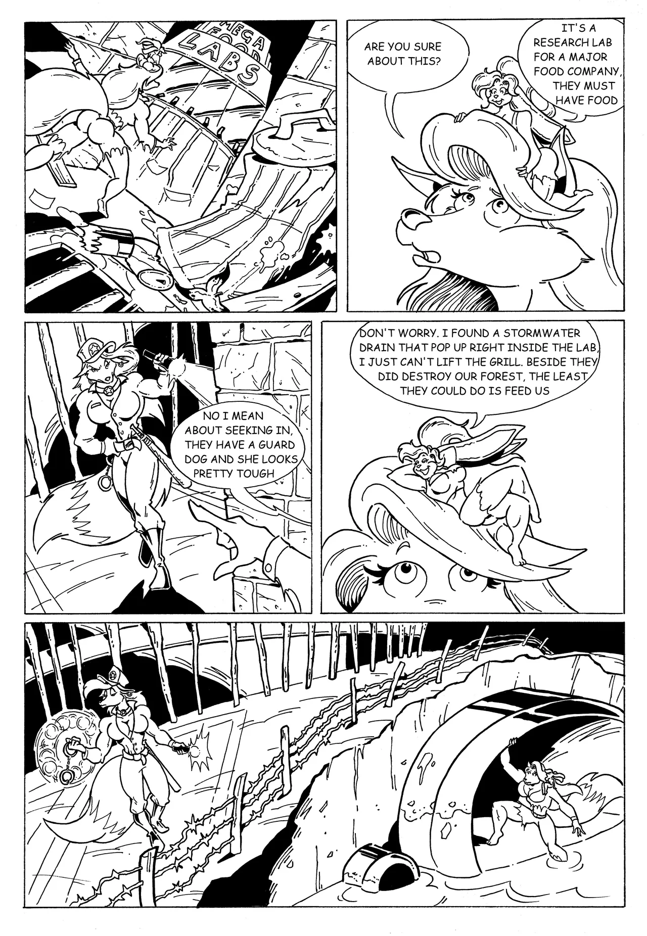 Queen Sized Vixen page 1 full