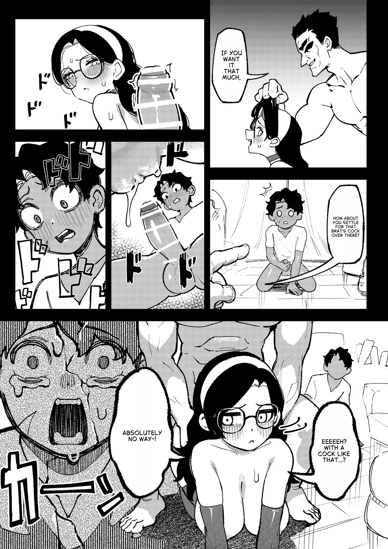 Violently beat Onee-san in front of the Shota-brat 02 page 11 full