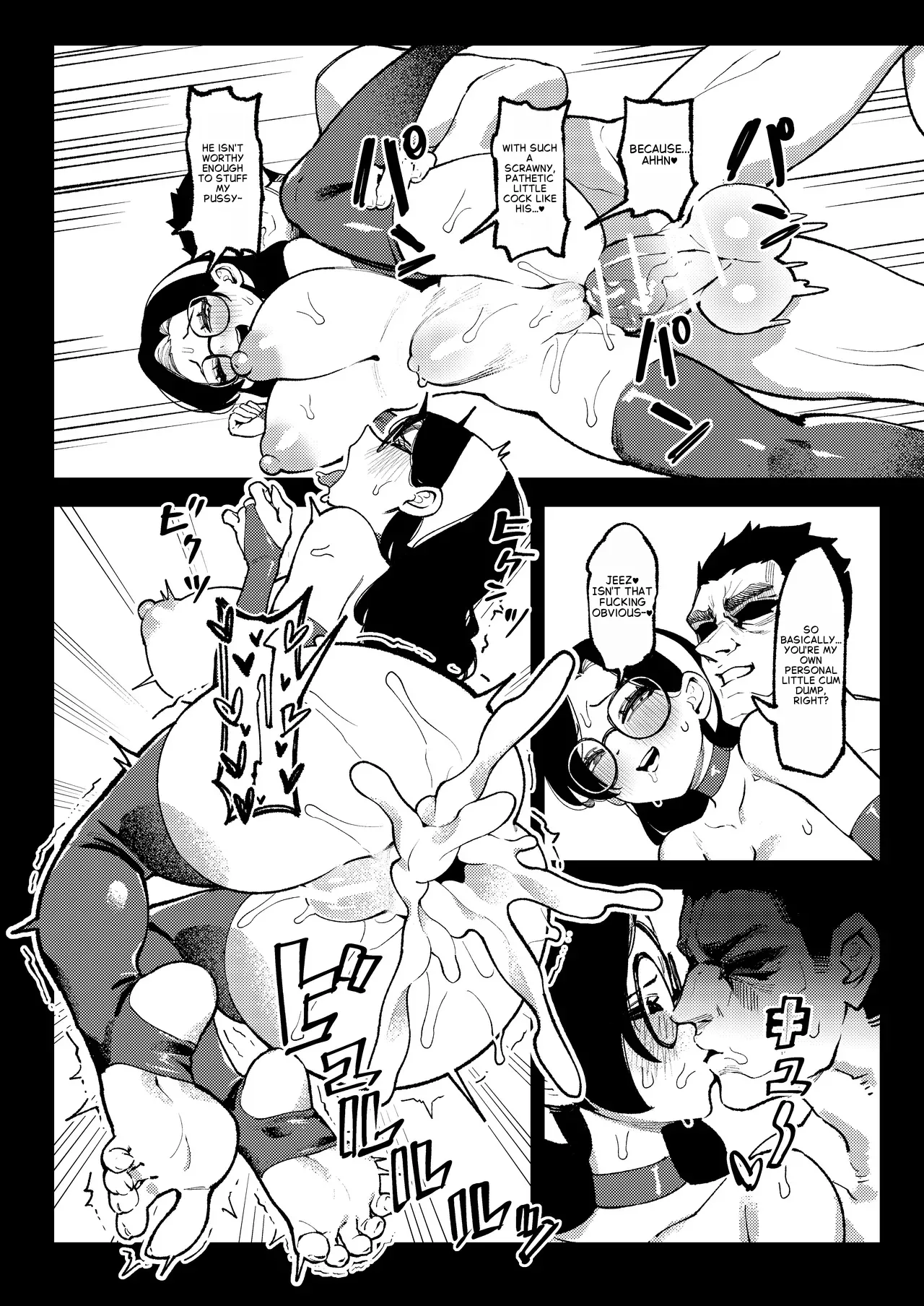 Violently beat Onee-san in front of the Shota-brat 02 page 12 full