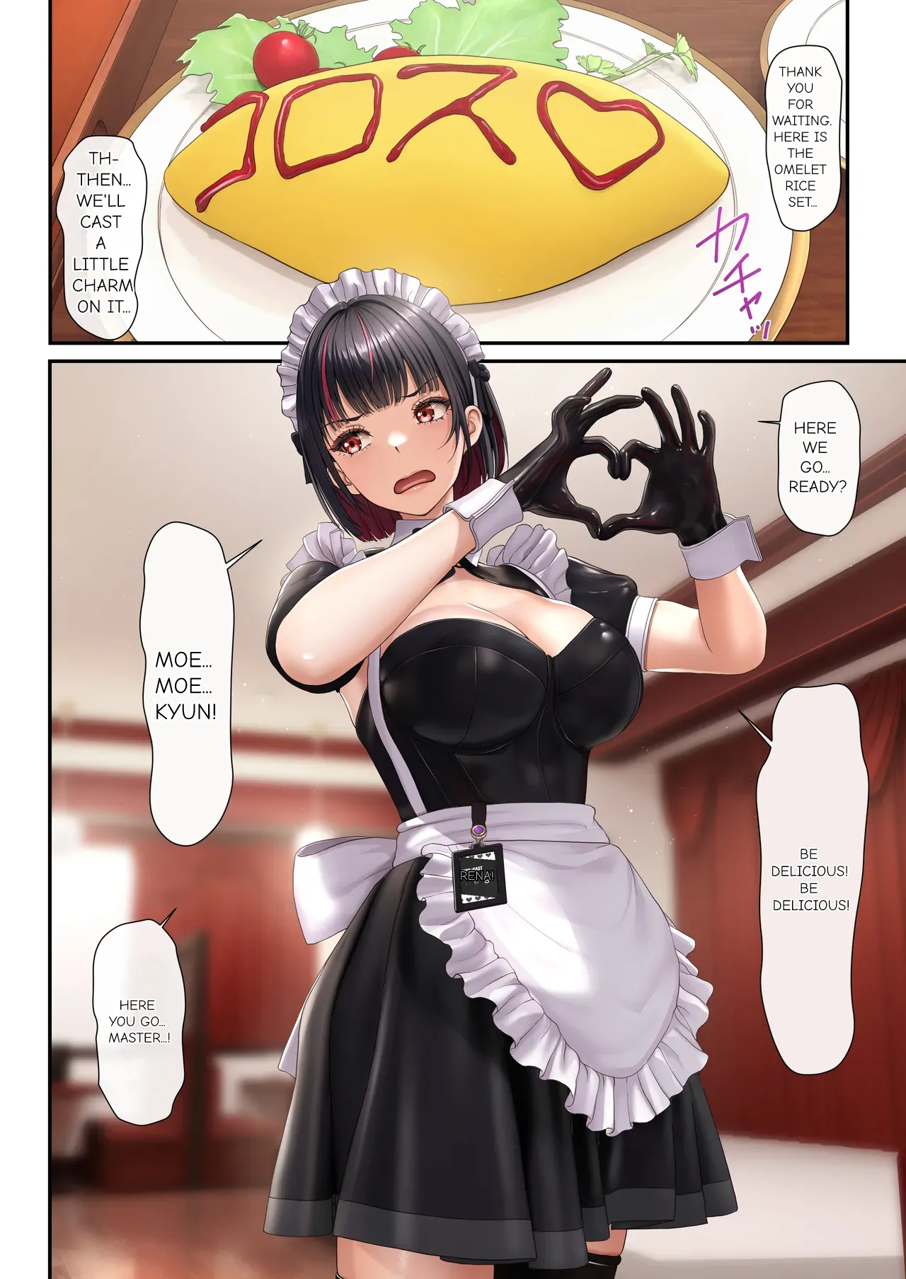 The Girl Sitting Next to Me Was a Maid Café Waitress—So I Made a Lewd Request, Only to Have Her Turn the Tables and Take Control of My Ejaculation page 6 full