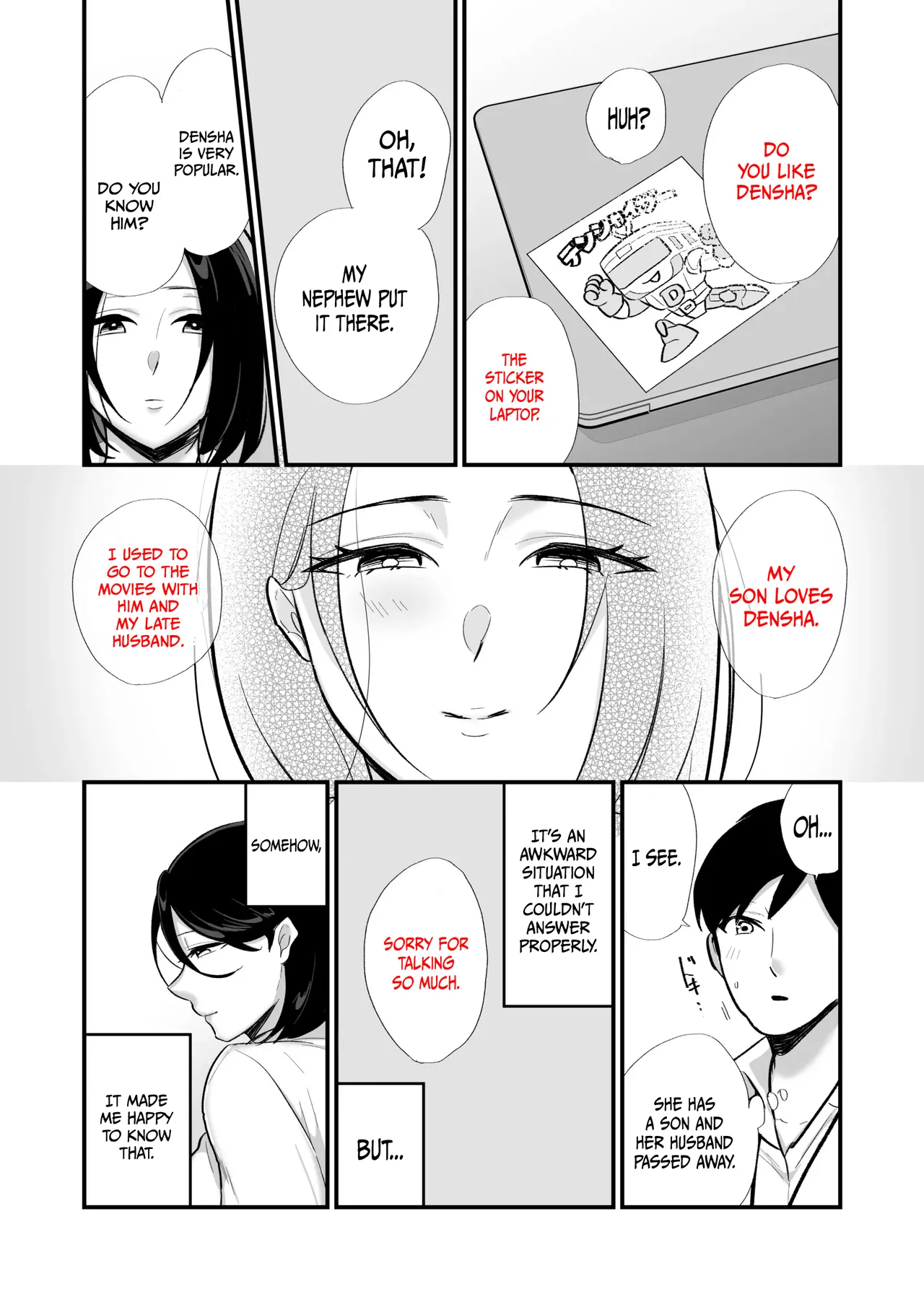 Dirty and Passionate Sex with a Single Mother 1 page 8 full