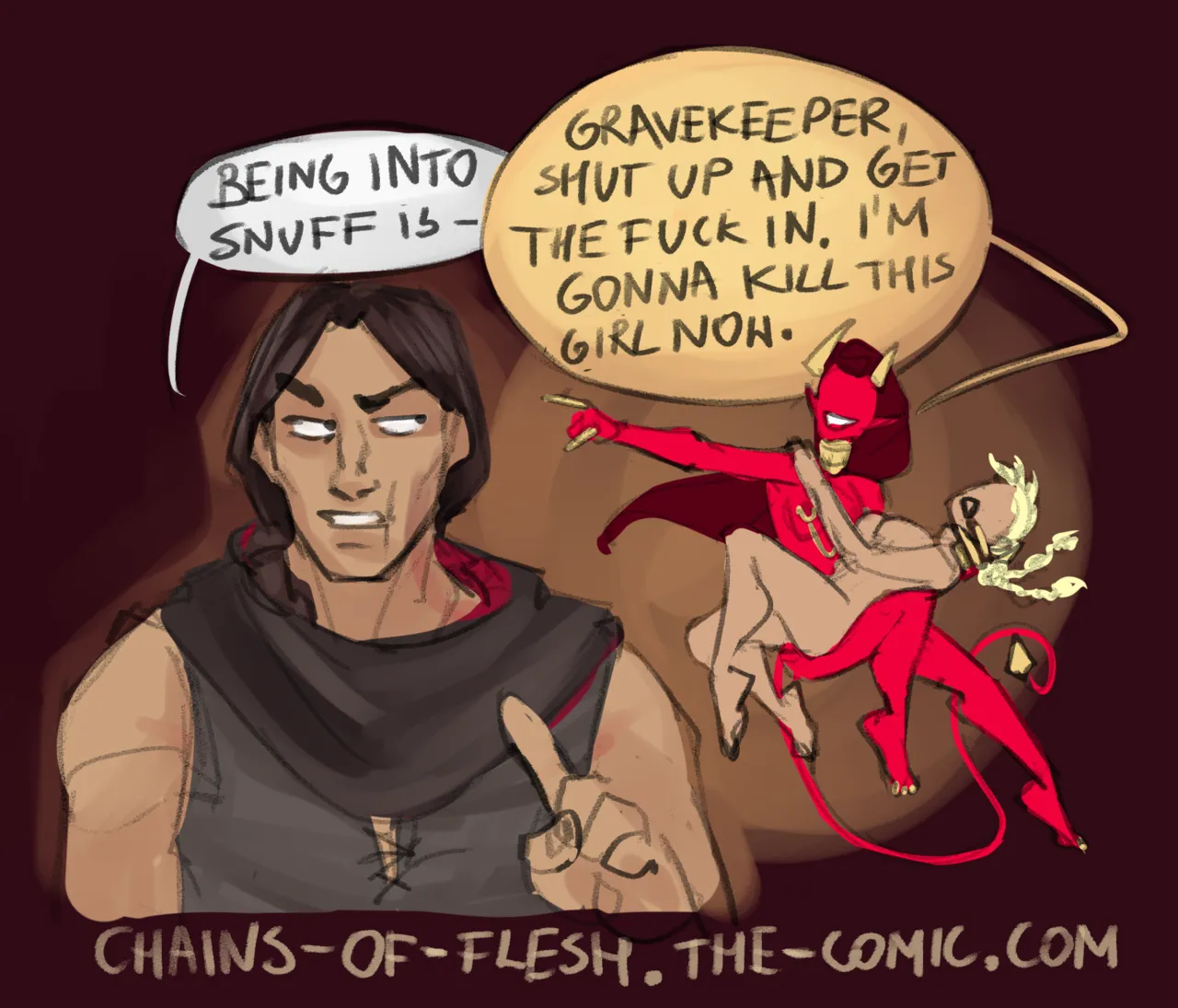 Chains of Flesh illustrations page 1 full