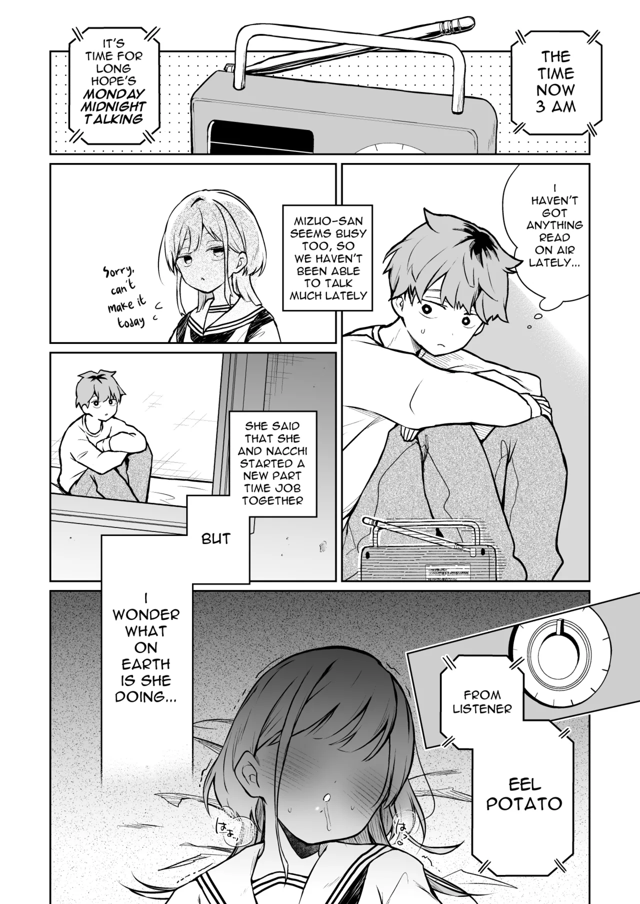 "I Can’t Fall For Anyone Who Isn’t Funny" Said My Classmate—A Fellow Late-Night Radio Listener, A Famous Joke Artisan, and My Rival—Ended Up Becoming a Boring  Young Comedian's Female Onahole page 3 full
