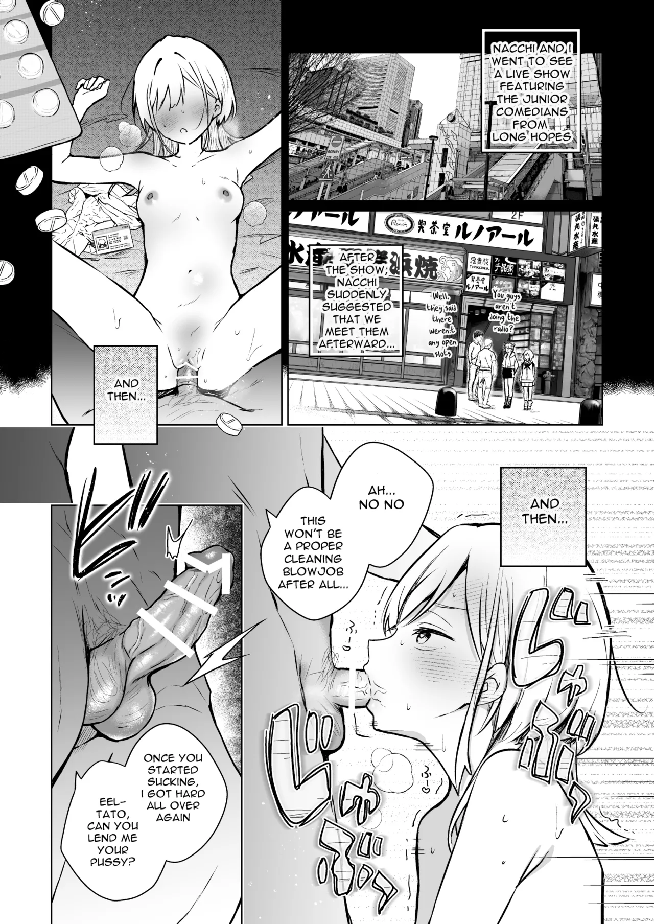 "I Can’t Fall For Anyone Who Isn’t Funny" Said My Classmate—A Fellow Late-Night Radio Listener, A Famous Joke Artisan, and My Rival—Ended Up Becoming a Boring  Young Comedian's Female Onahole page 6 full