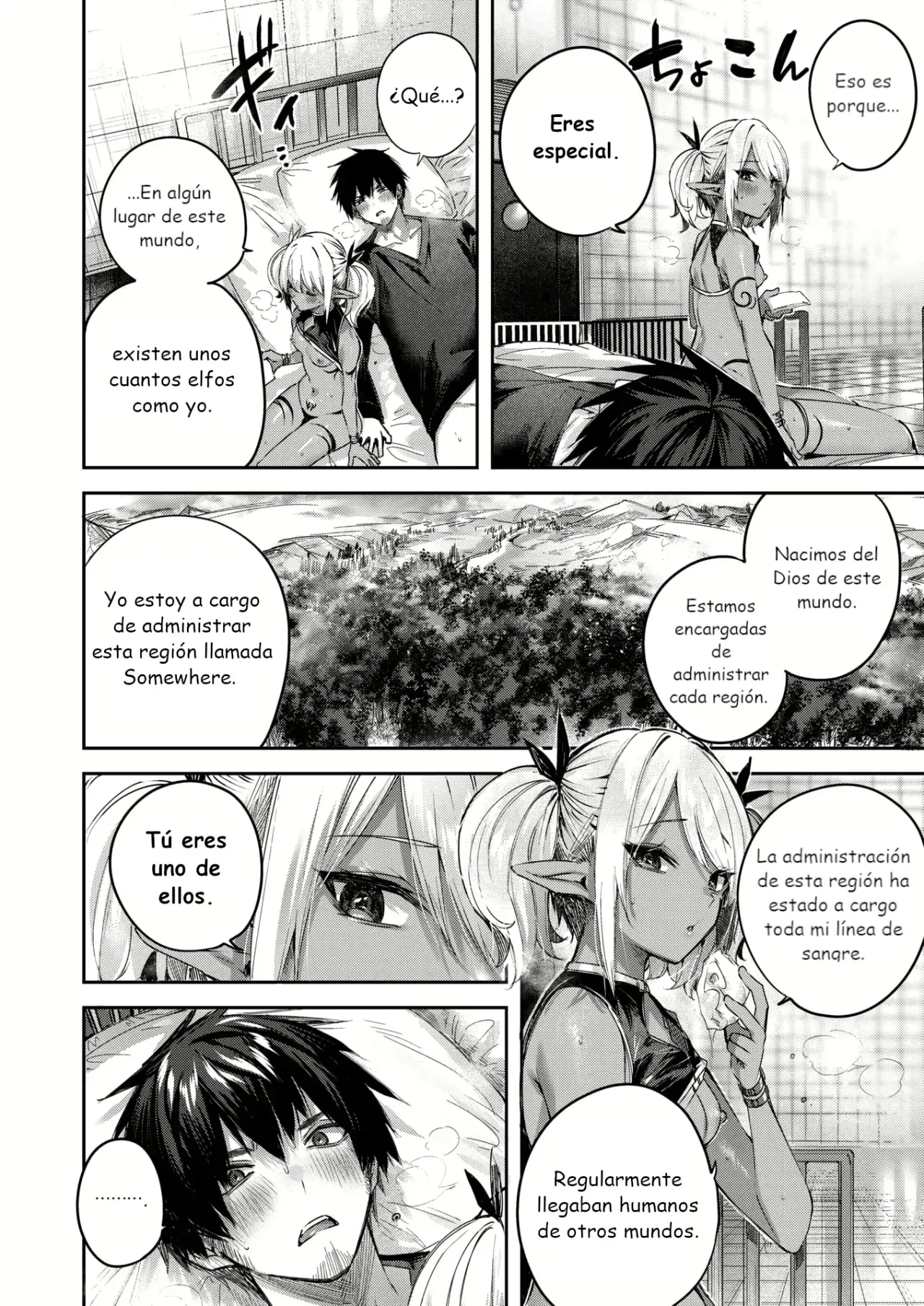 Dokushinn Hunter no Deai ha Elf no Mori de♡ page 7 full