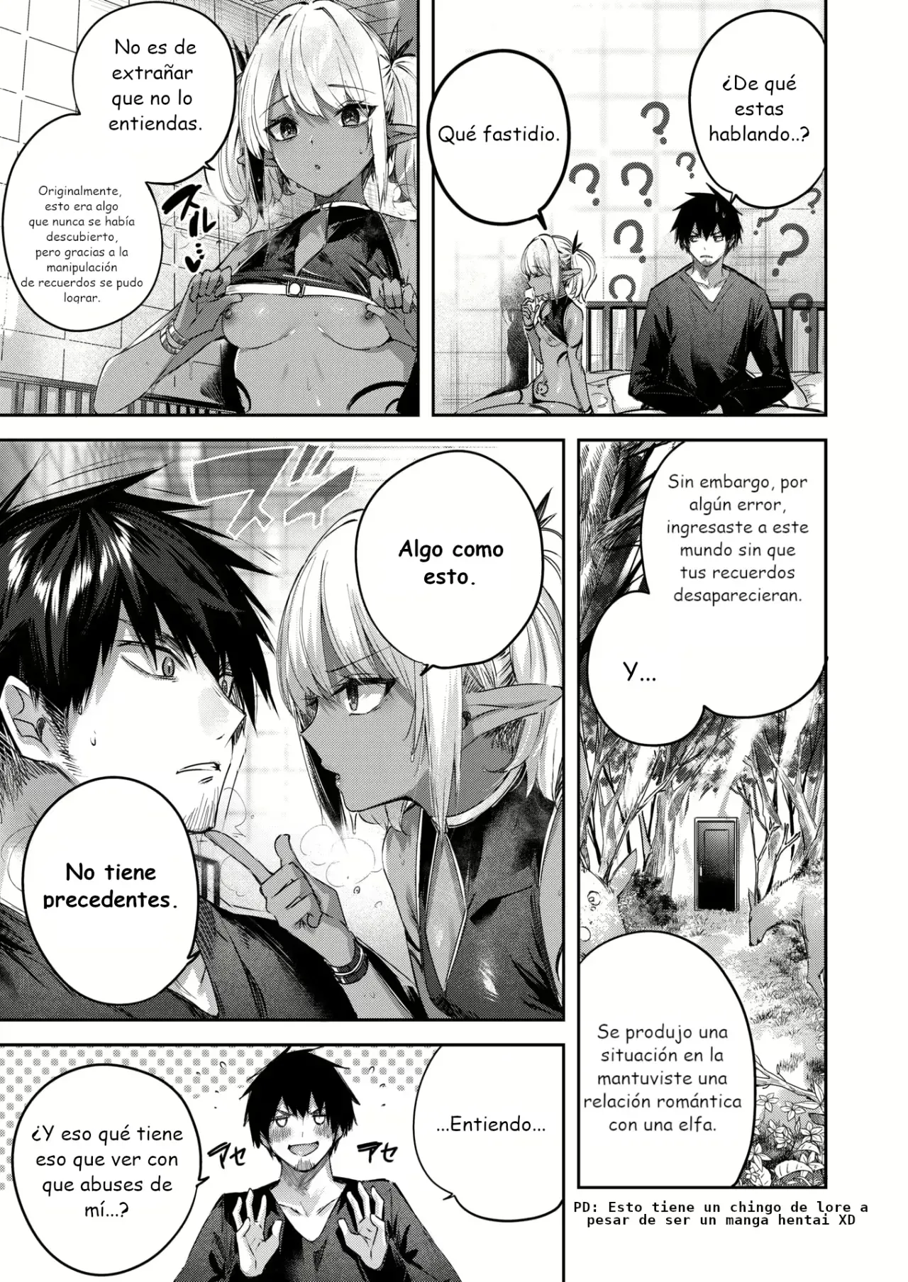 Dokushinn Hunter no Deai ha Elf no Mori de♡ page 8 full