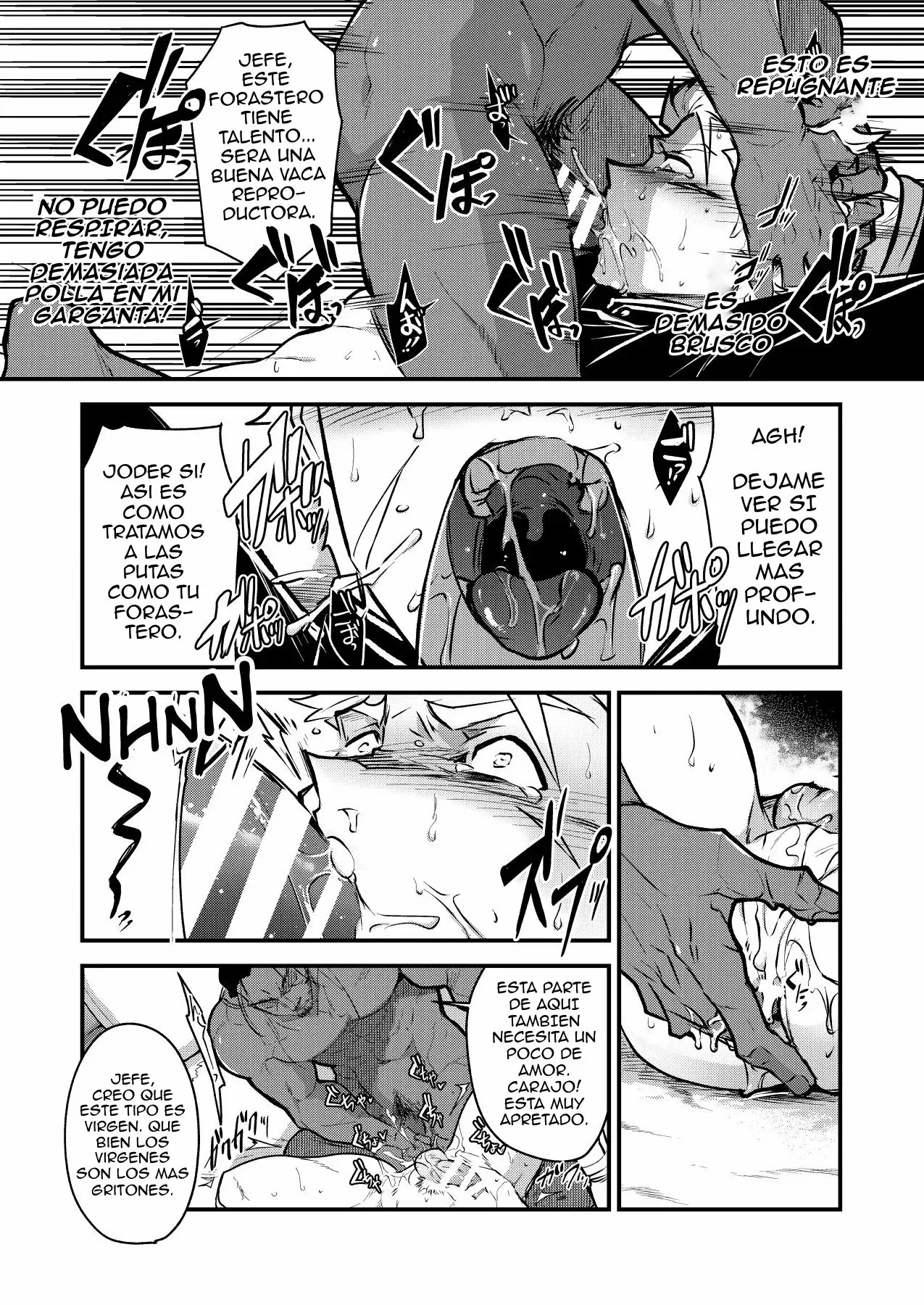 Kurotetsu no Yado Seidorei e to Otsu Kenshi – La posada del hierro negro La historia de un espadach¡n que se convierte en esclavo sexual page 12 full