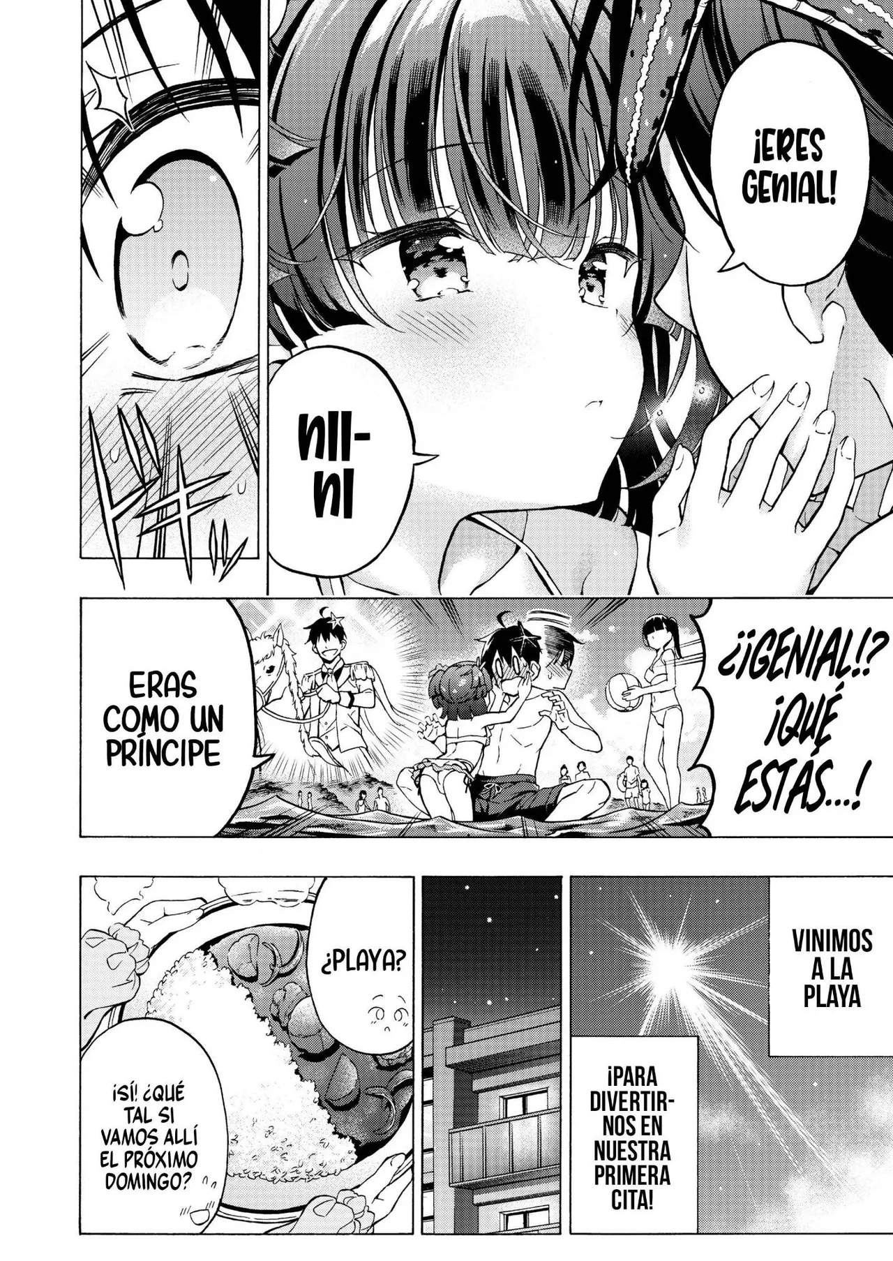 Asobo, Niini 3 ~Niini to Manatsu no Beach Sex~ | ¡Vamos a jugar, Nii-nii! 3 page 8 full