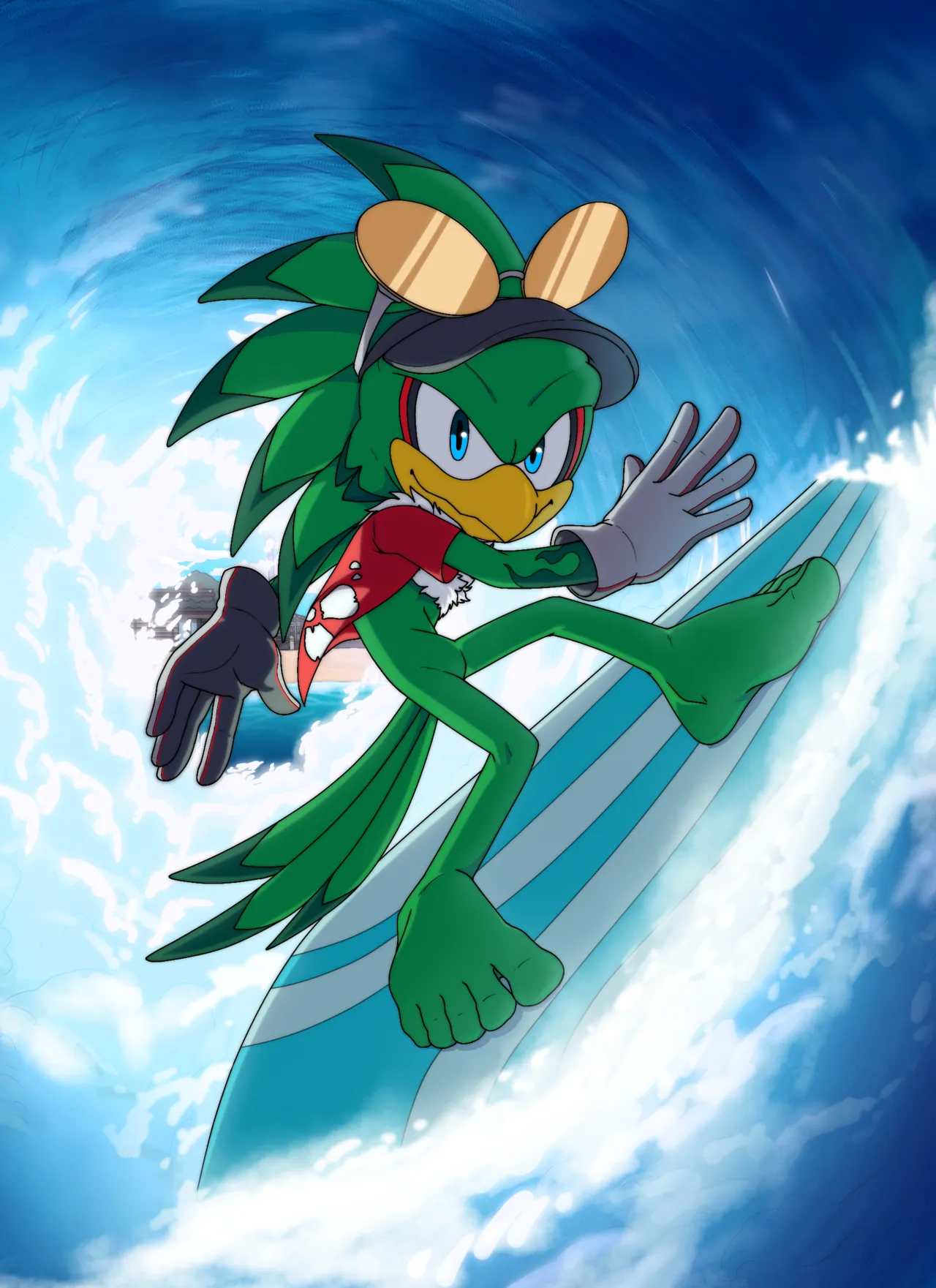 Jet the Hawk & Sonic by Footninja15 page 6 full