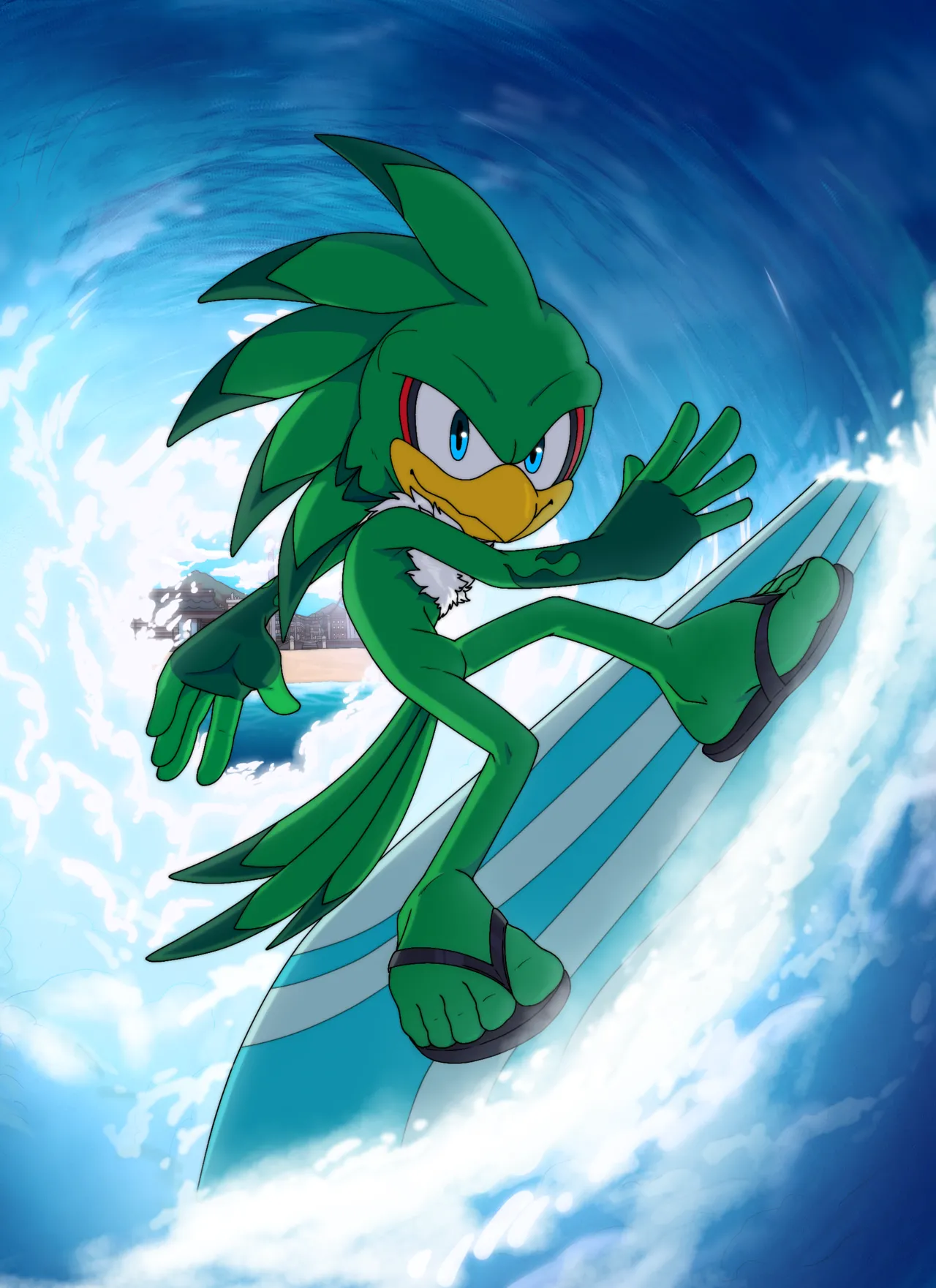 Jet the Hawk & Sonic by Footninja15 page 8 full