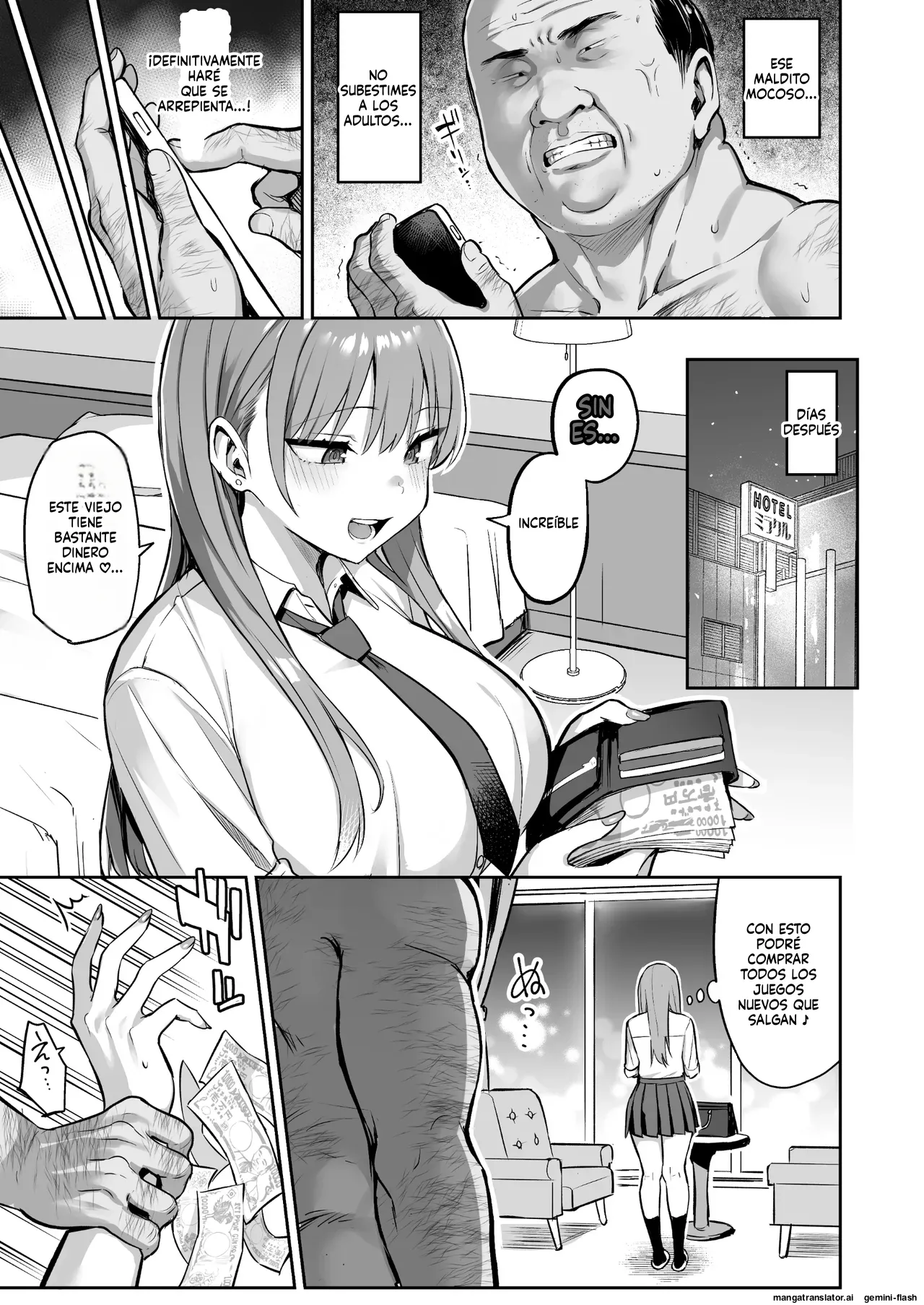Namaiki Papa Katsu Shoujo ni Seisai SEX page 5 full