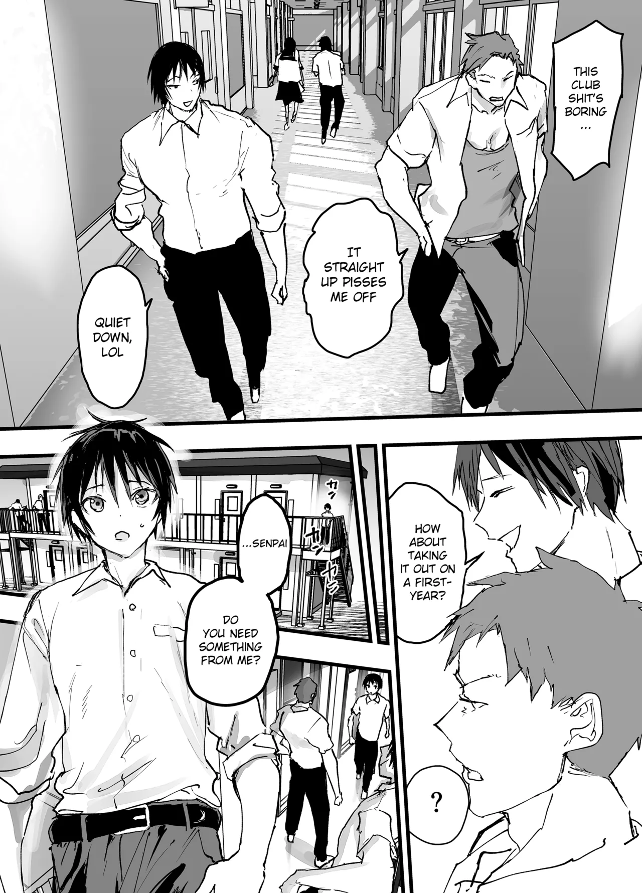 Bukatsu no Kowai Senpai no Niku Benki ni Saretemasu. Dekamara Rinkan Shiofuki Jigoku page 3 full