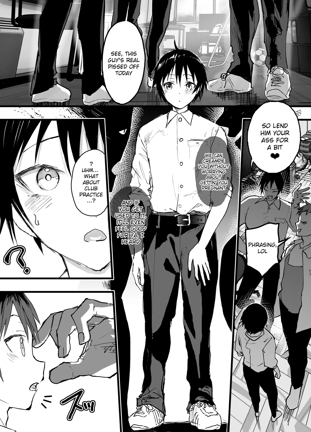 Bukatsu no Kowai Senpai no Niku Benki ni Saretemasu. Dekamara Rinkan Shiofuki Jigoku page 5 full