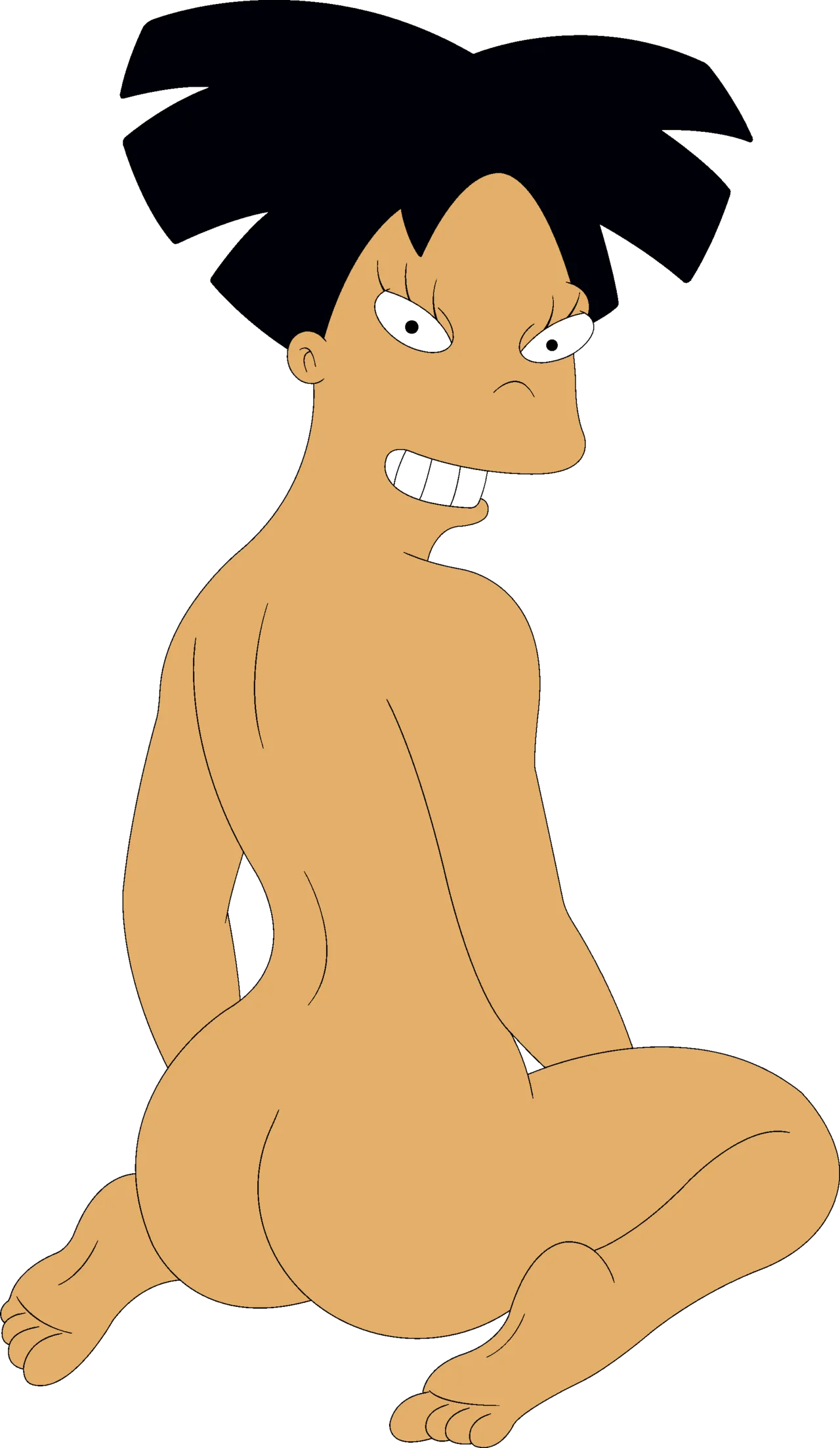 Amy Wong in flat colors page 1 full