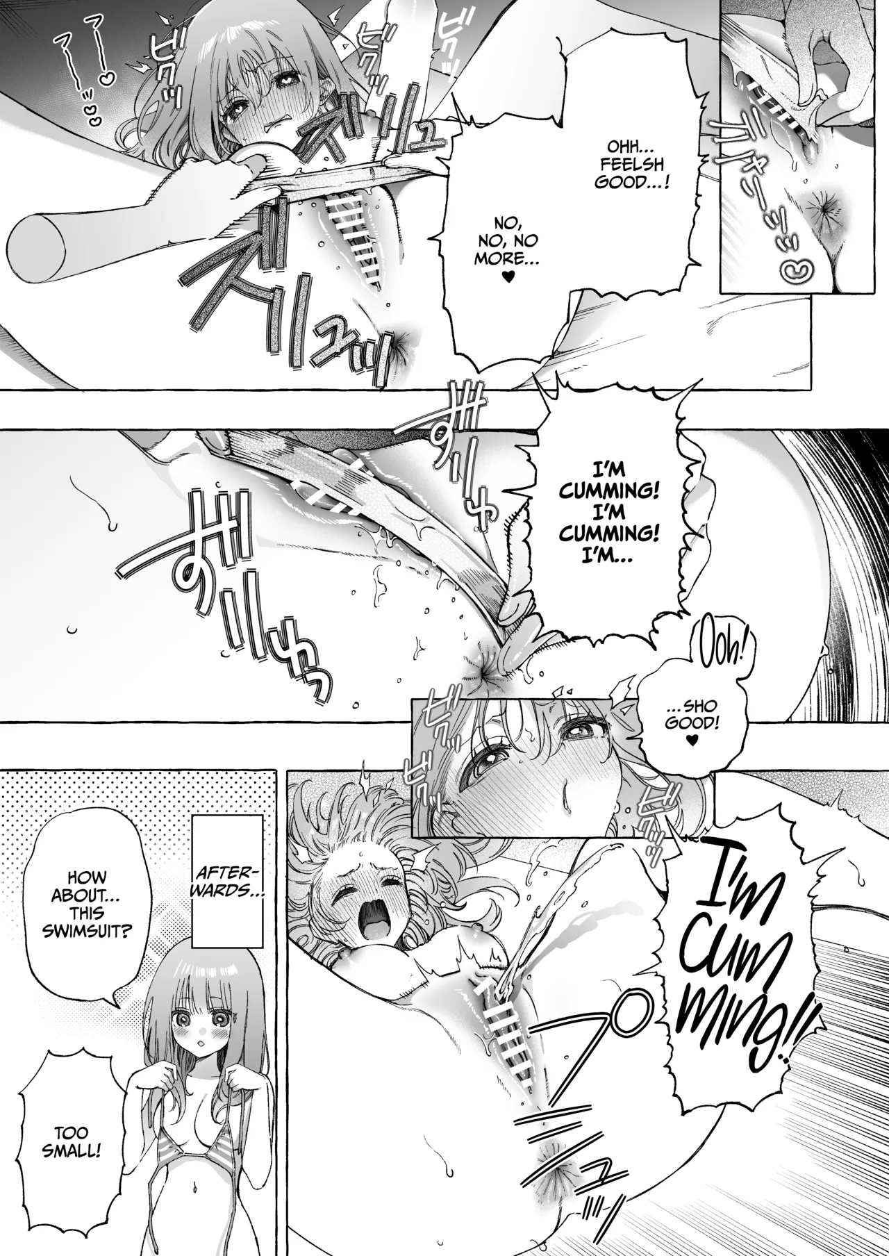 Binkan Chikubi ni Lotion Gauze de Oshioki ♡ Manga page 11 full