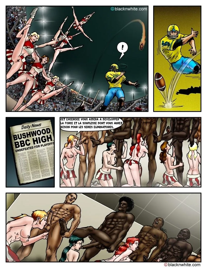 BBC High 3 - The Head Cheerleader Black Maled page 10 full