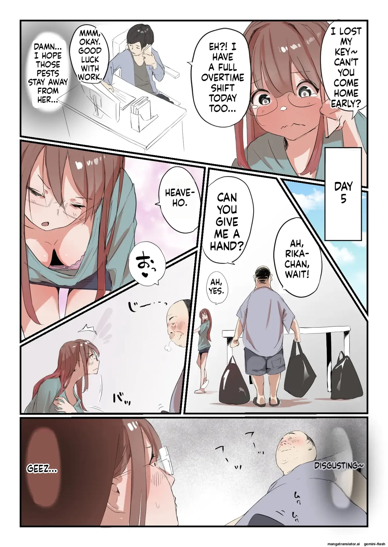 Yasui Share House de Kanojo ga Nerawareru Hanashi page 10 full