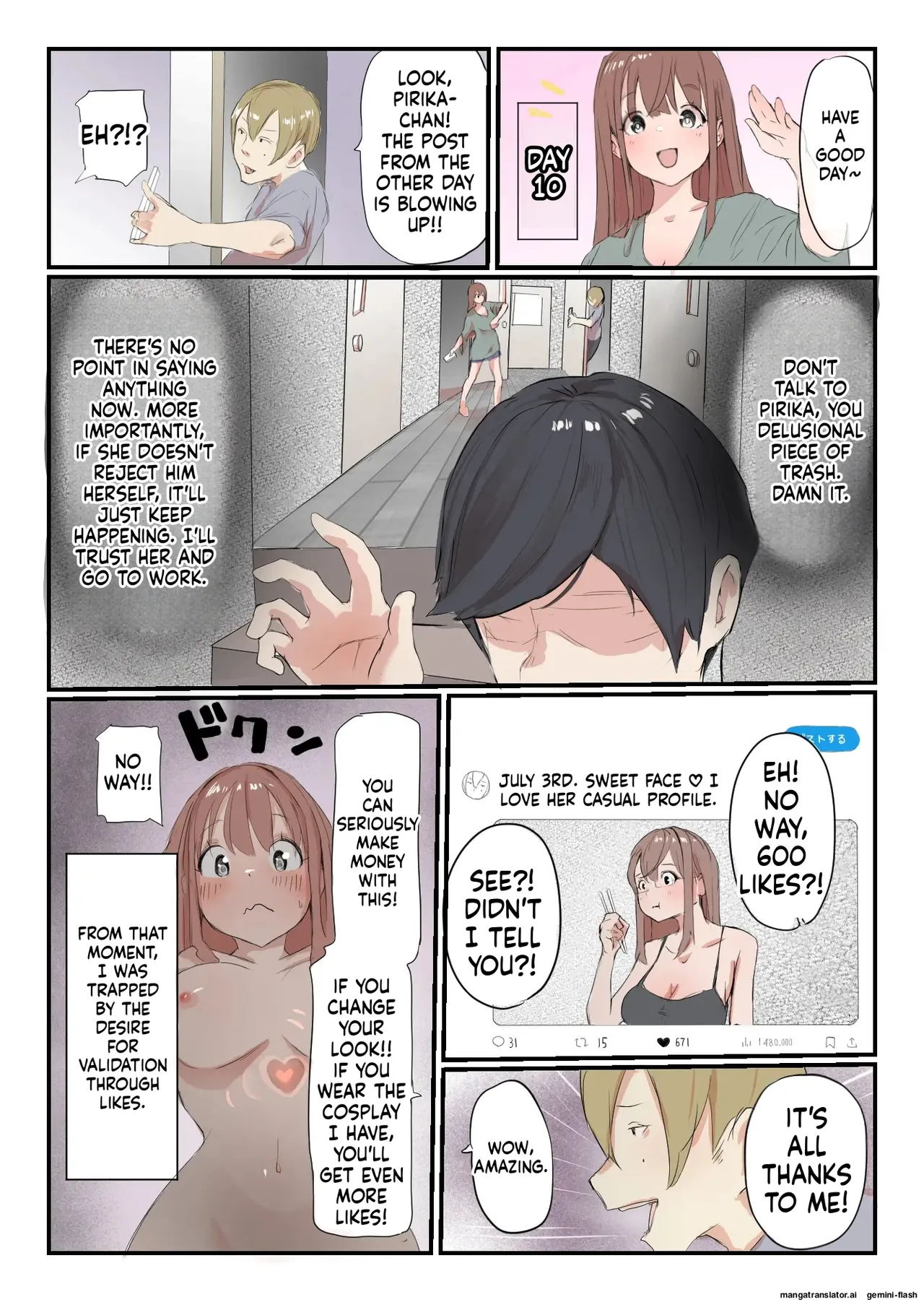 Yasui Share House de Kanojo ga Nerawareru Hanashi page 12 full