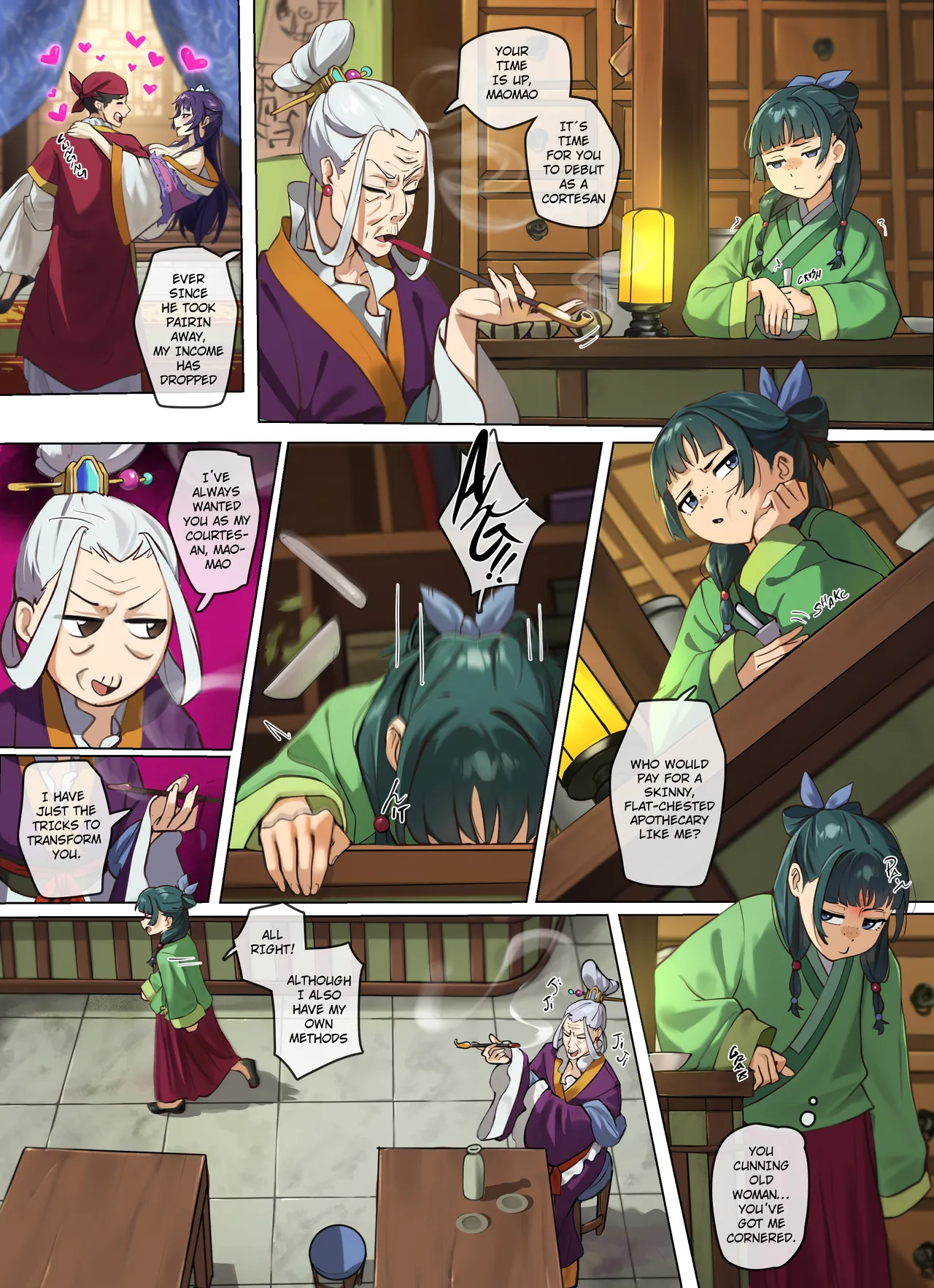 The Queen of The Verdigris House page 4 full