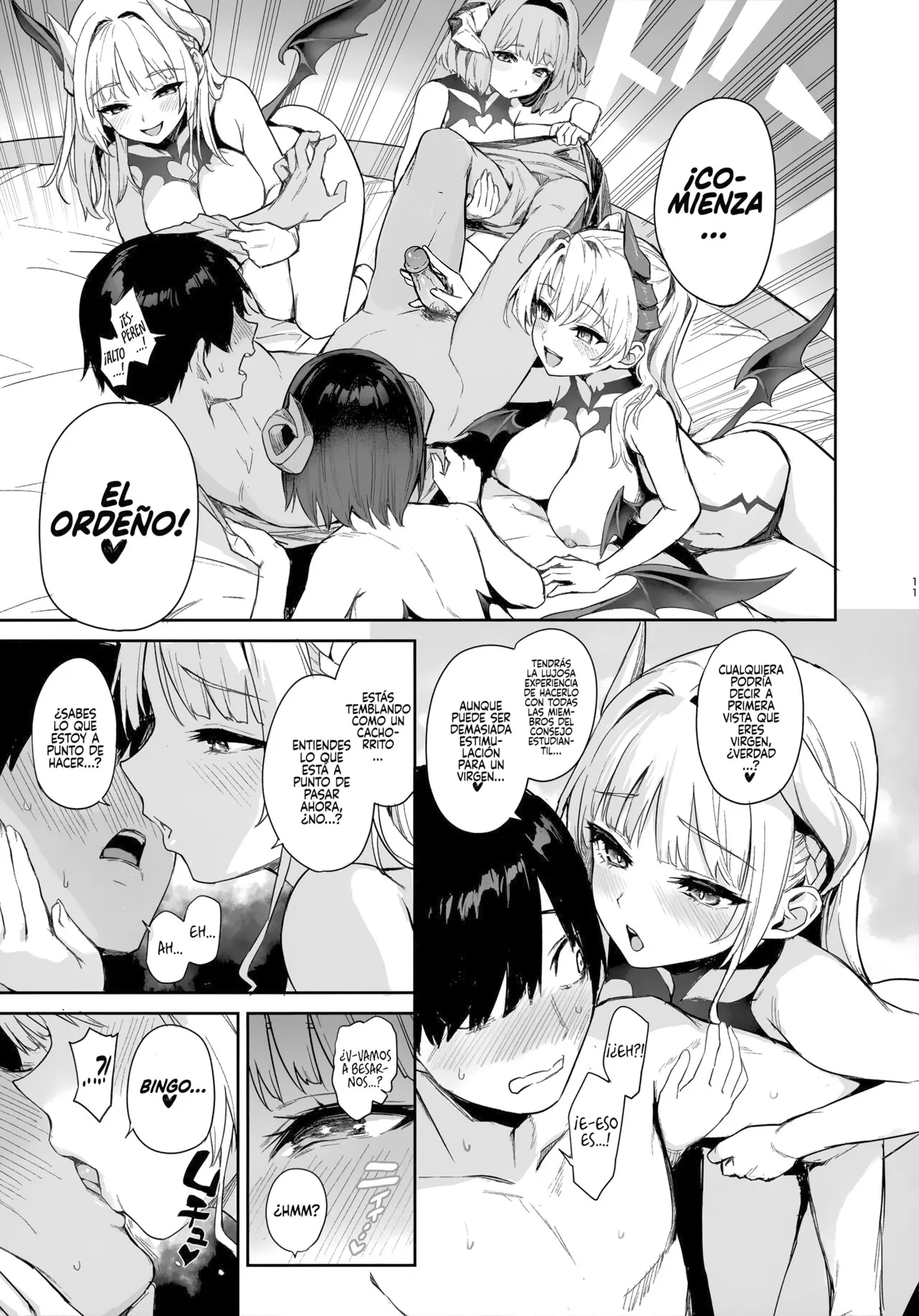 Succubus Seitokai Shiko Shiko Shikkoubu sin censura page 11 full