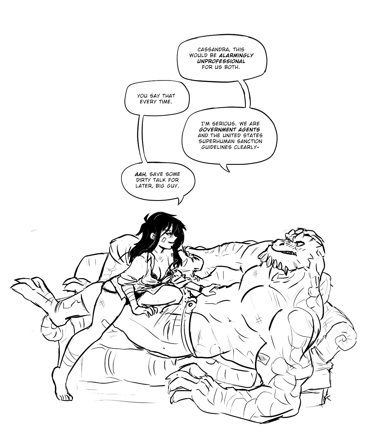 Xenobiology Research Lab: Cassandra & Solomon page 1 full