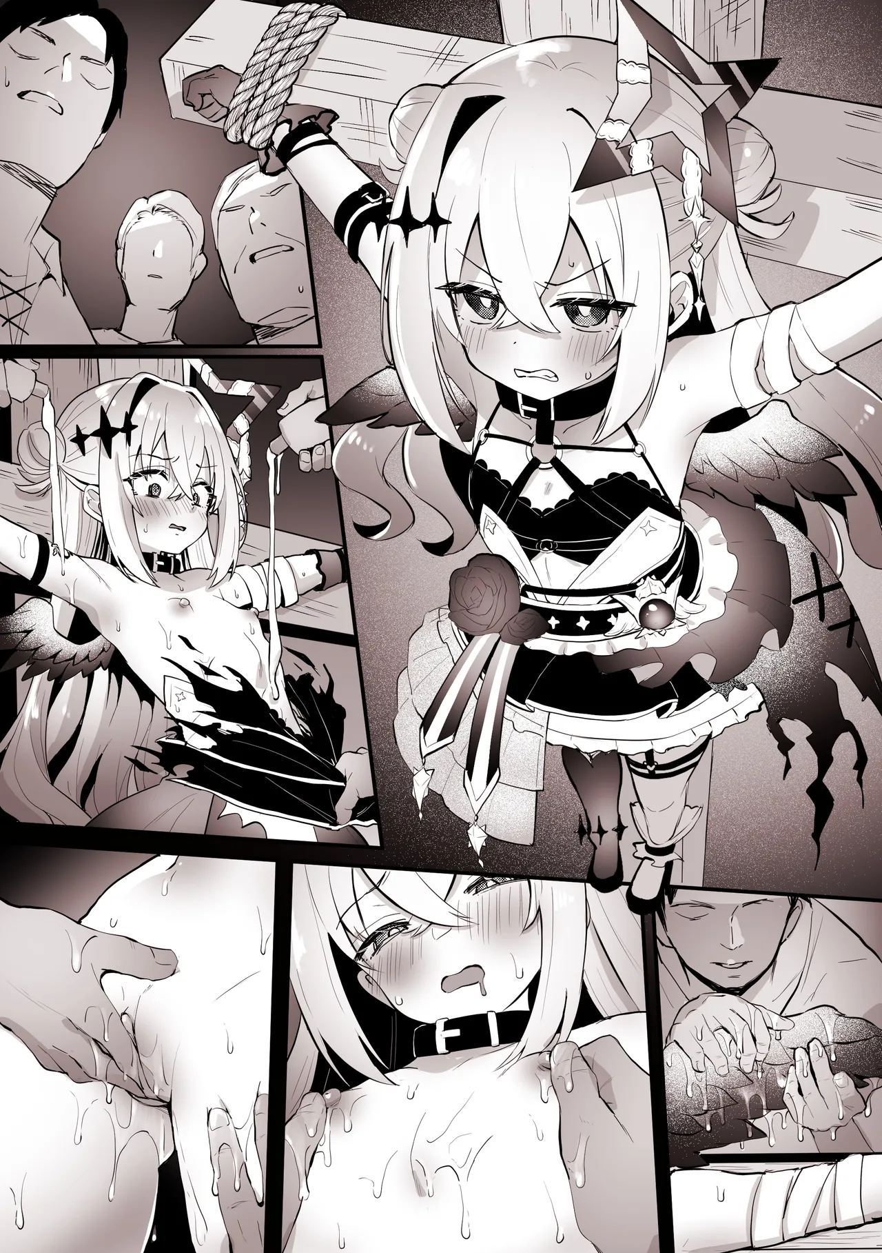 Kyoukai ni Toraware, Jouka to Shoushite Zenshin ni Biyaku o Nuritaku rareru Kanata | 협회에 잡혀, 정화라는 명목으로 온몸에 미약을 뒤집어쓰는 카나타 page 8 full