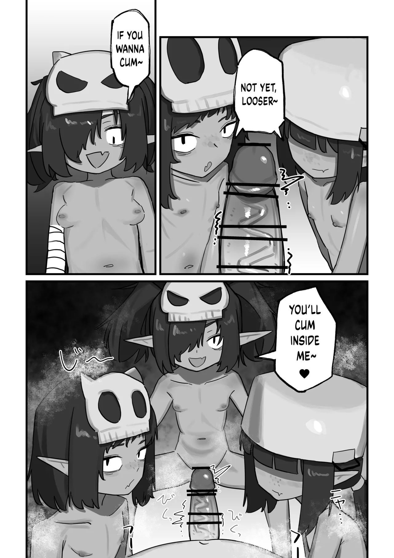 Mesu Goblin vs Tei Level Zako Ossan Bokensha - The Bratty Goblins VS the Loser Adventurer page 12 full